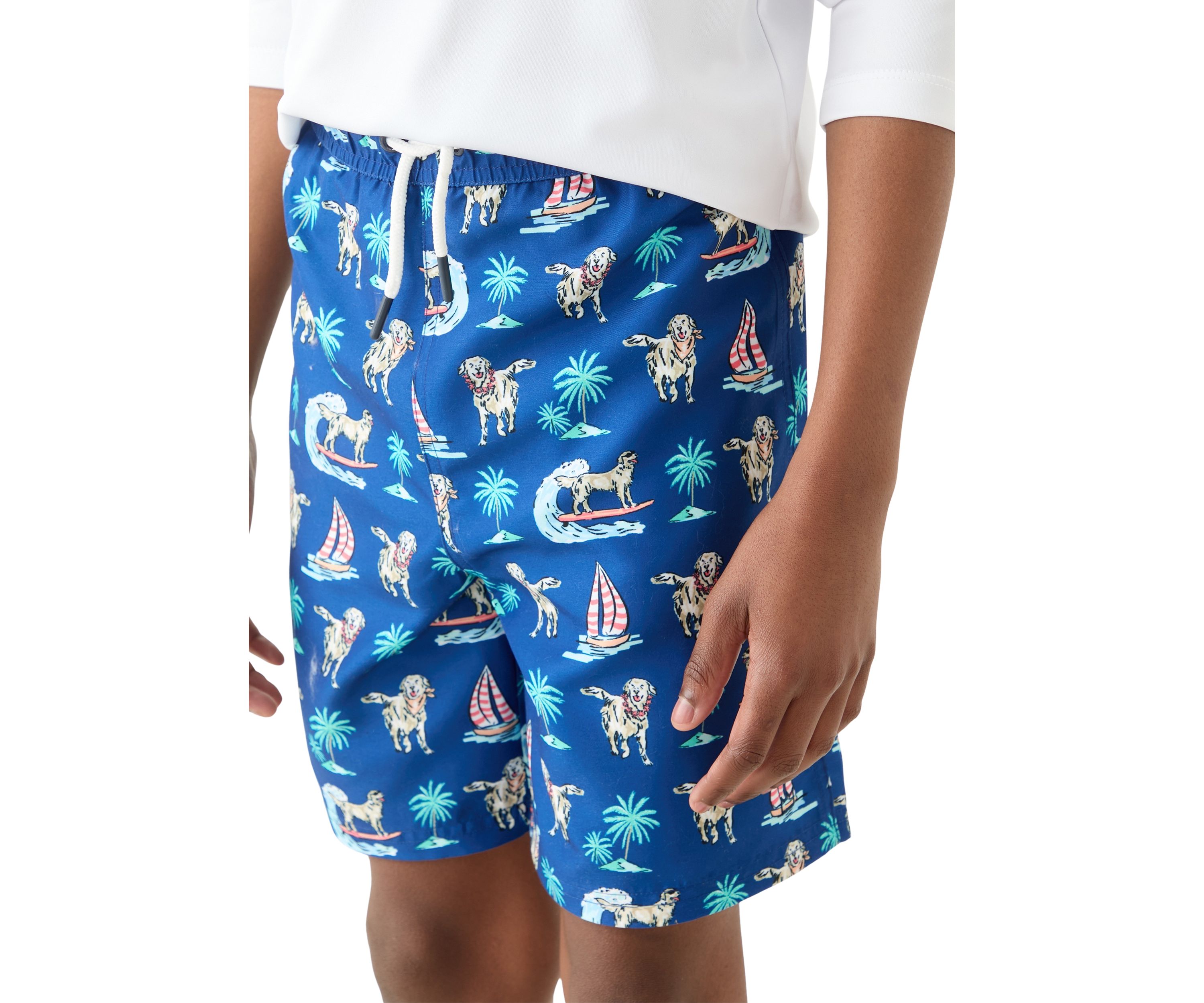 Boys 8-20 Printed Swim Trunks 