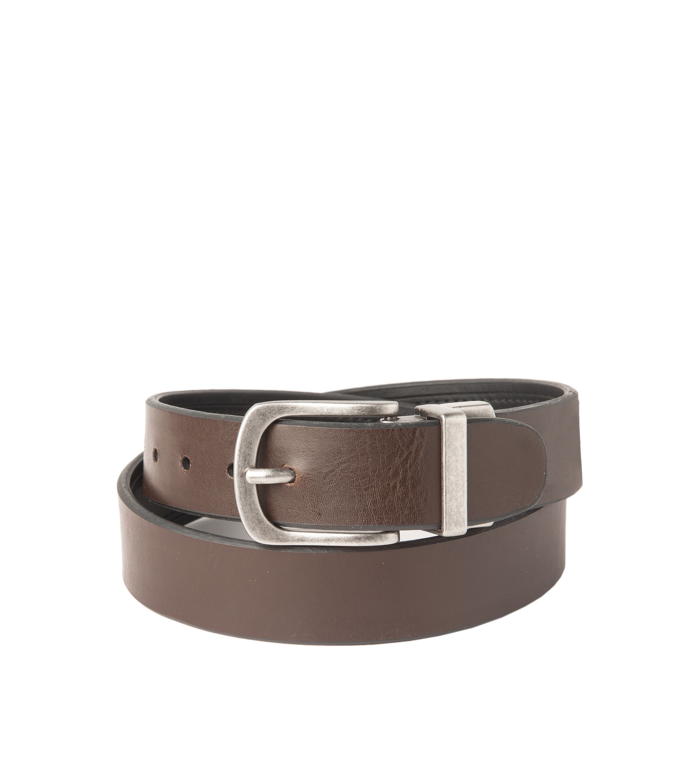 Boys 4-7 Black Stitching Belt