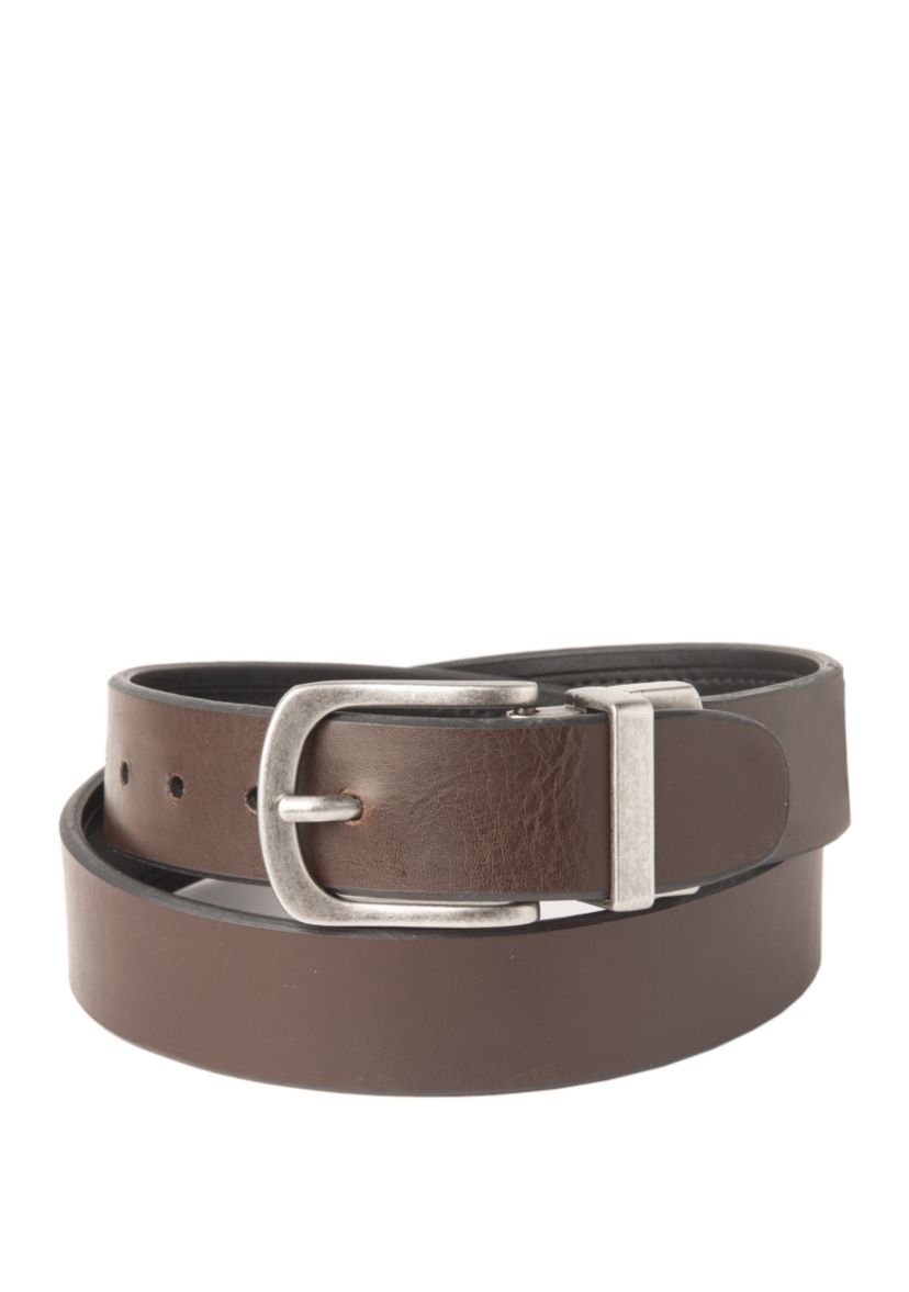 Boys 4-7 Black Stitching Belt