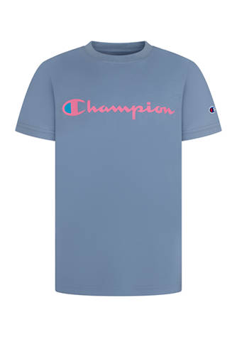 Champion Boys 8-20 Short Sleeve Script T-Shirt (in various colors)