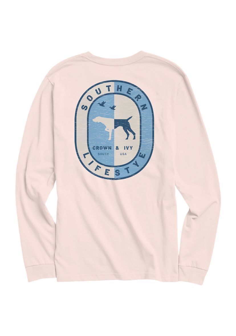 Boys 8-20 Long Sleeve Southern Life Style Graphic T-Shirt 