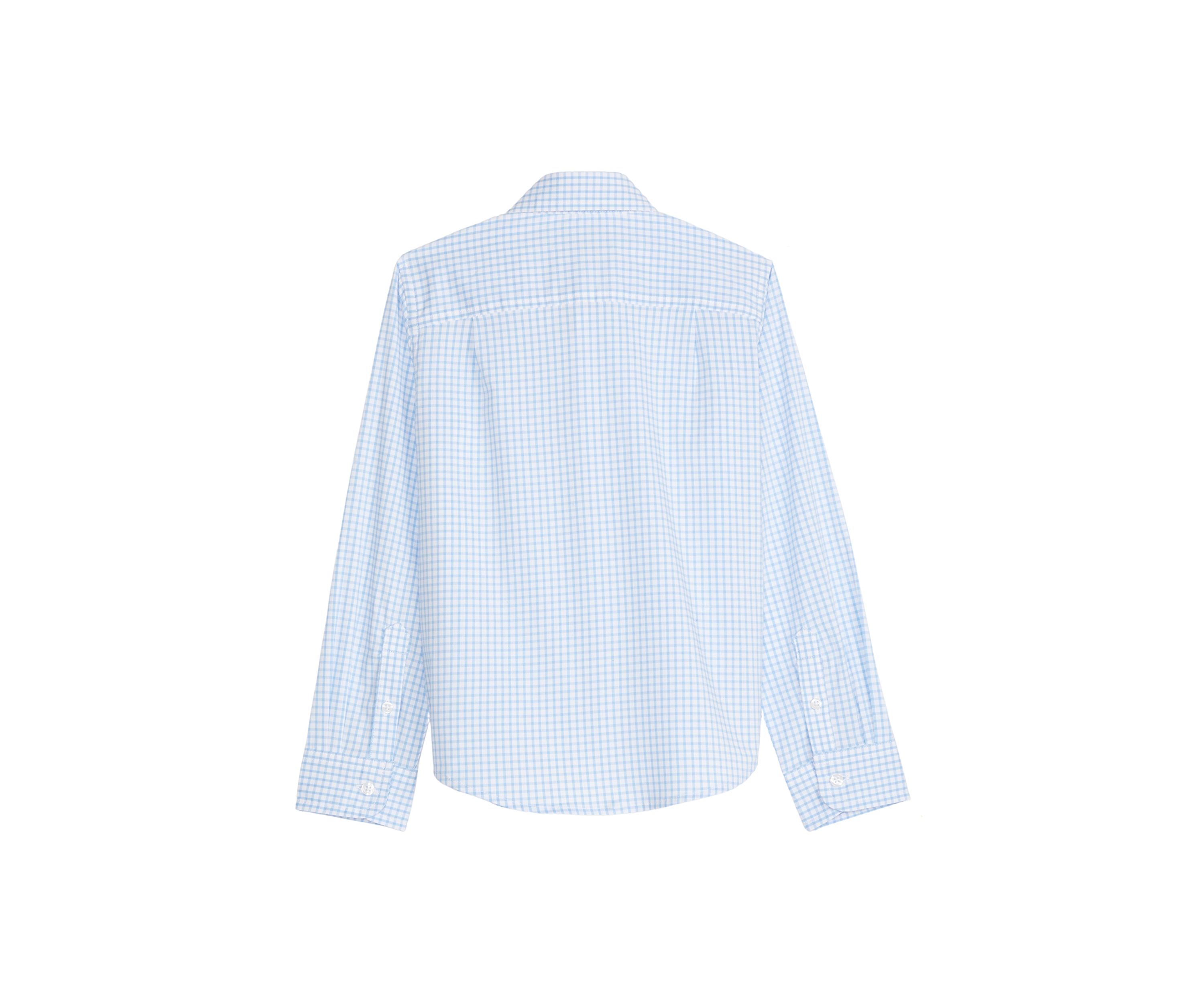 Boys 4-7 Woven Poplin Button Down Shirt