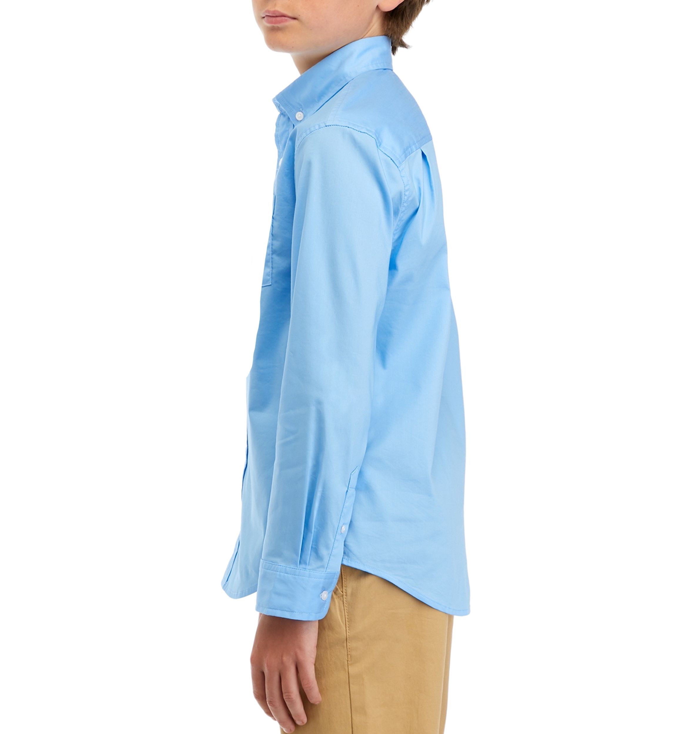 Boys 8-20 Woven Poplin Shirt