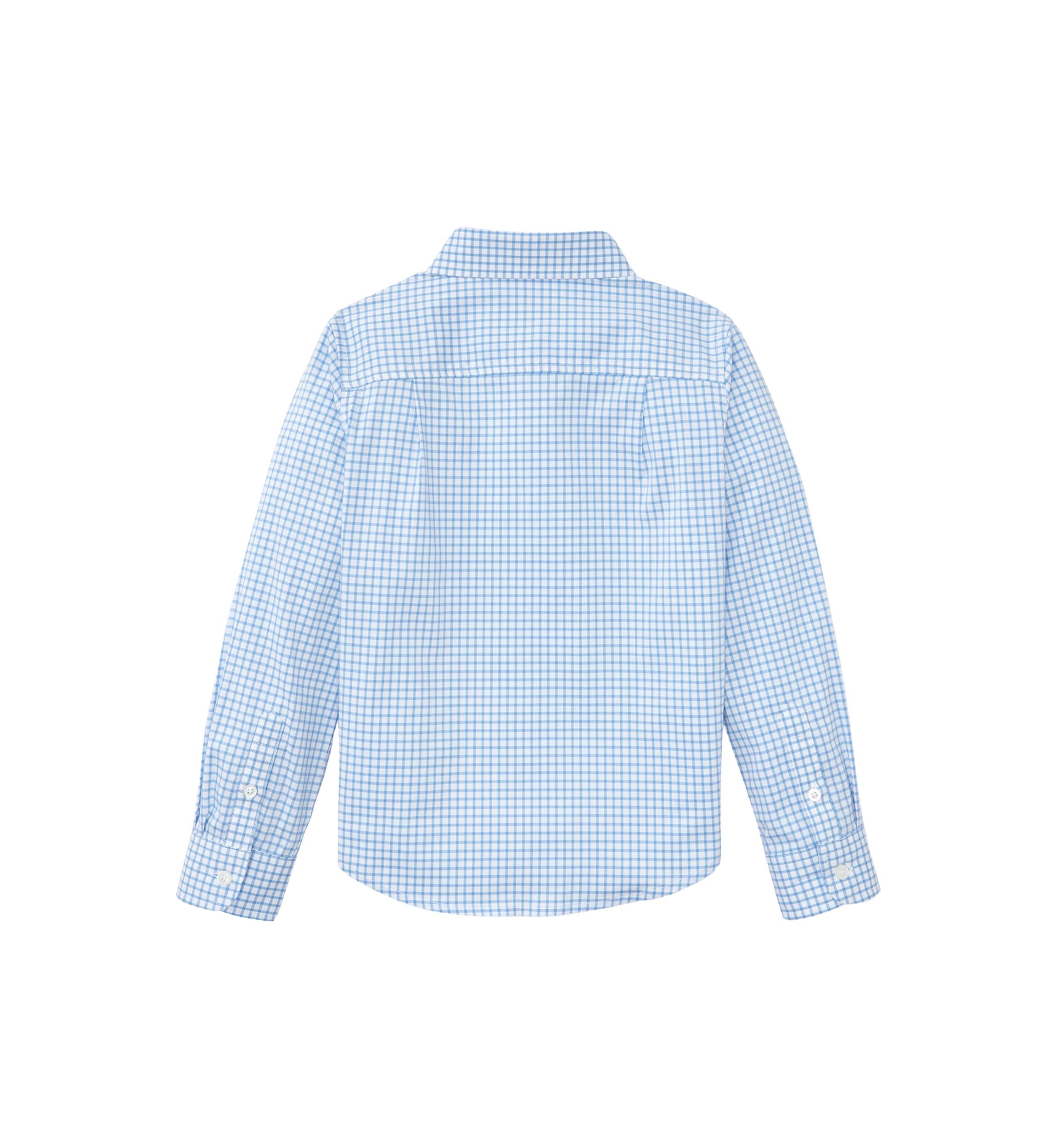Boys 4-7 Long Sleeve Woven Gingham Shirt