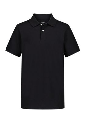Crown & Ivy Boys 8-20 Short Sleeve Piqué Polo Shirt - Husky