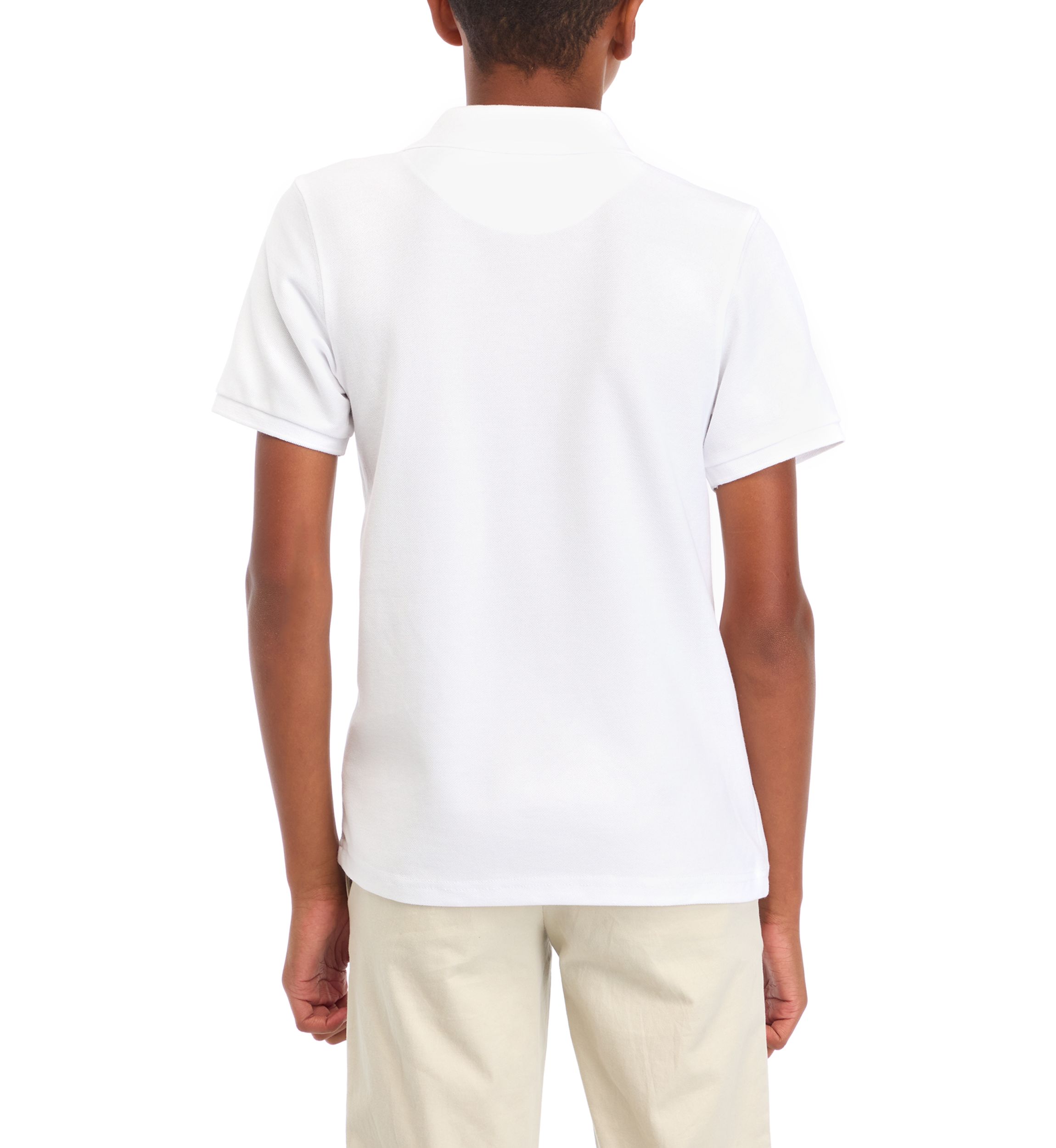	  Boys 8-20 Short Sleeve Solid Polo Shirt 