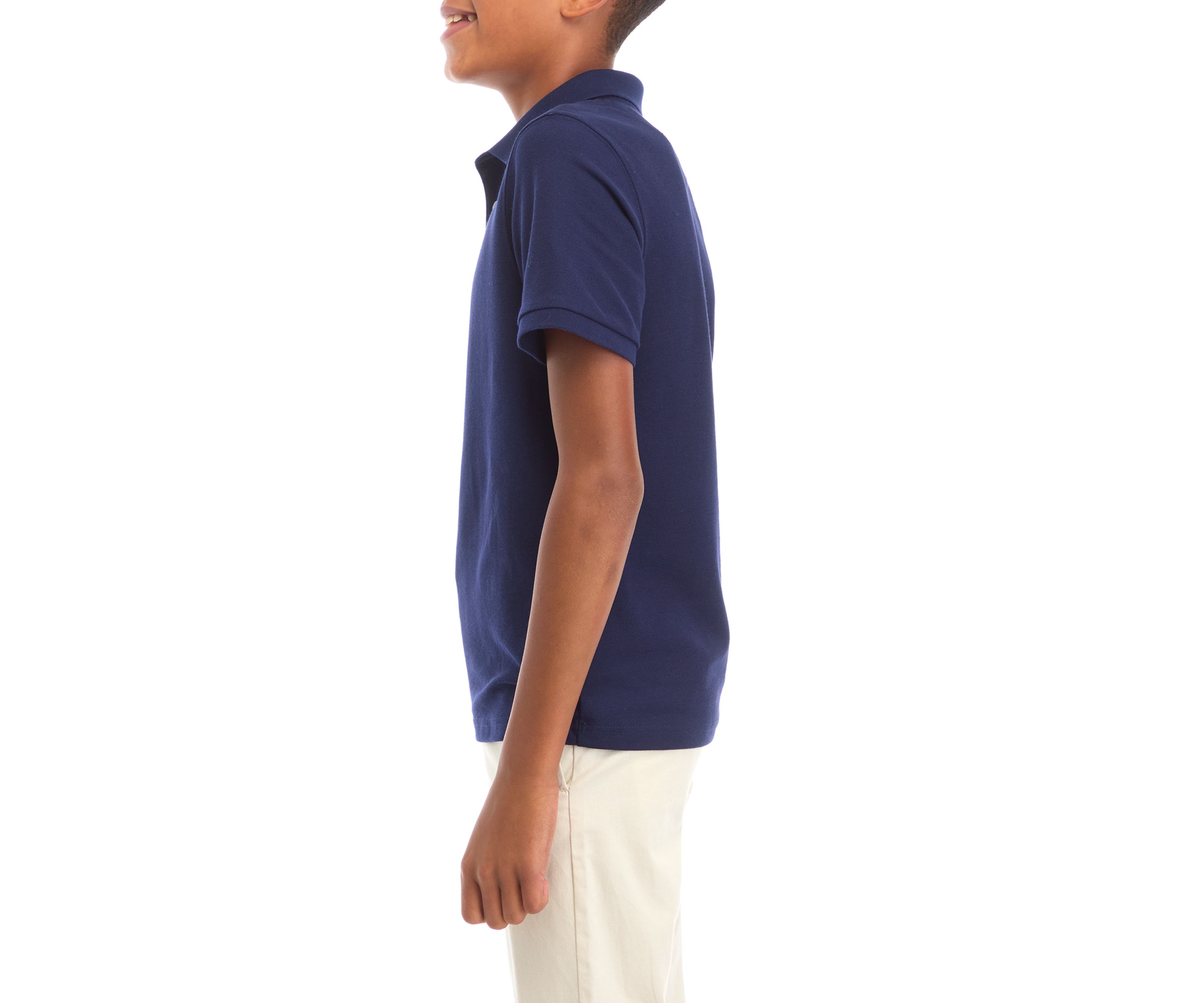 Boys 8-20 Short Sleeve Solid Polo Shirt 