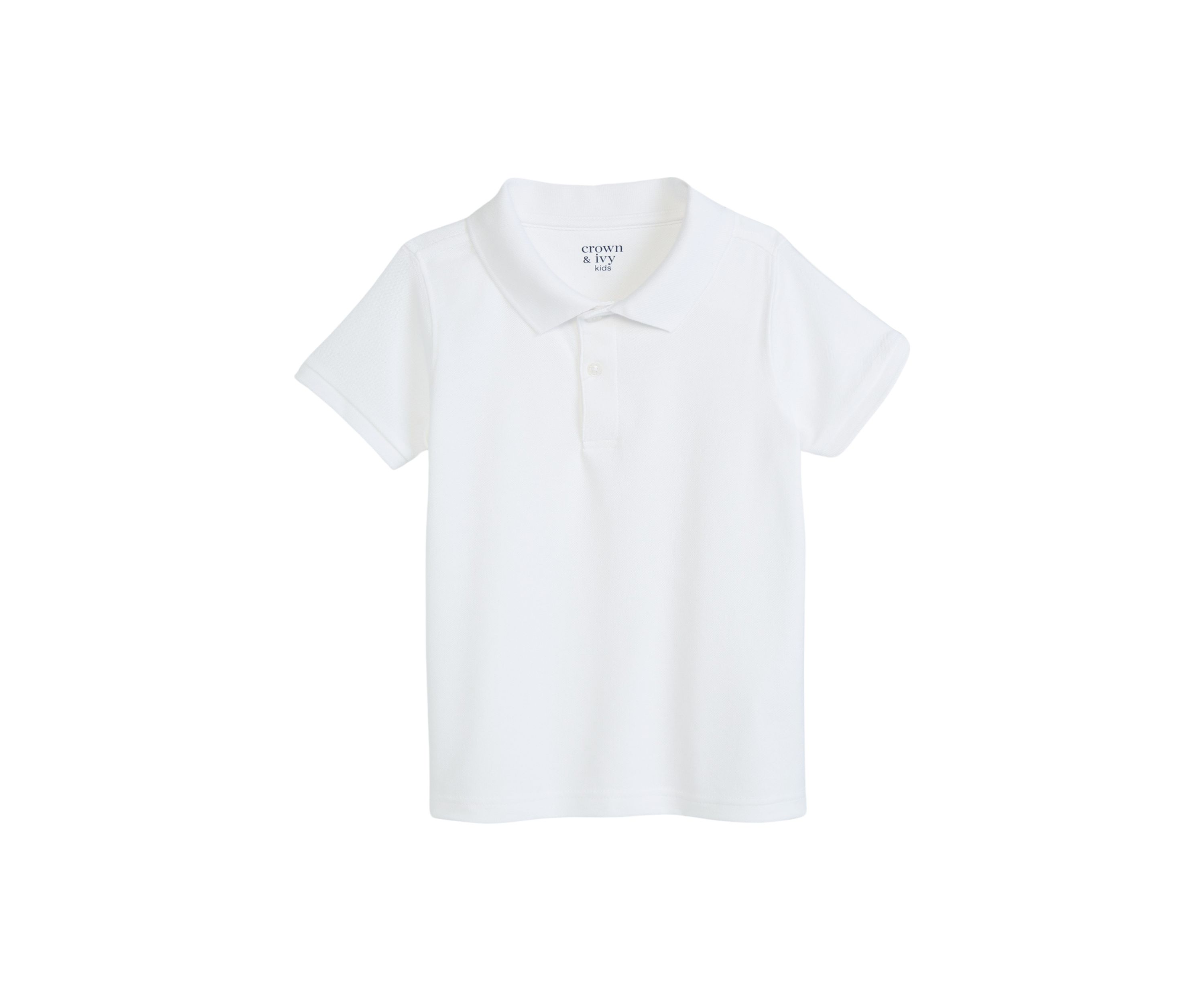 Boys 4-7 Short Sleeve Solid Piqué Polo Shirt