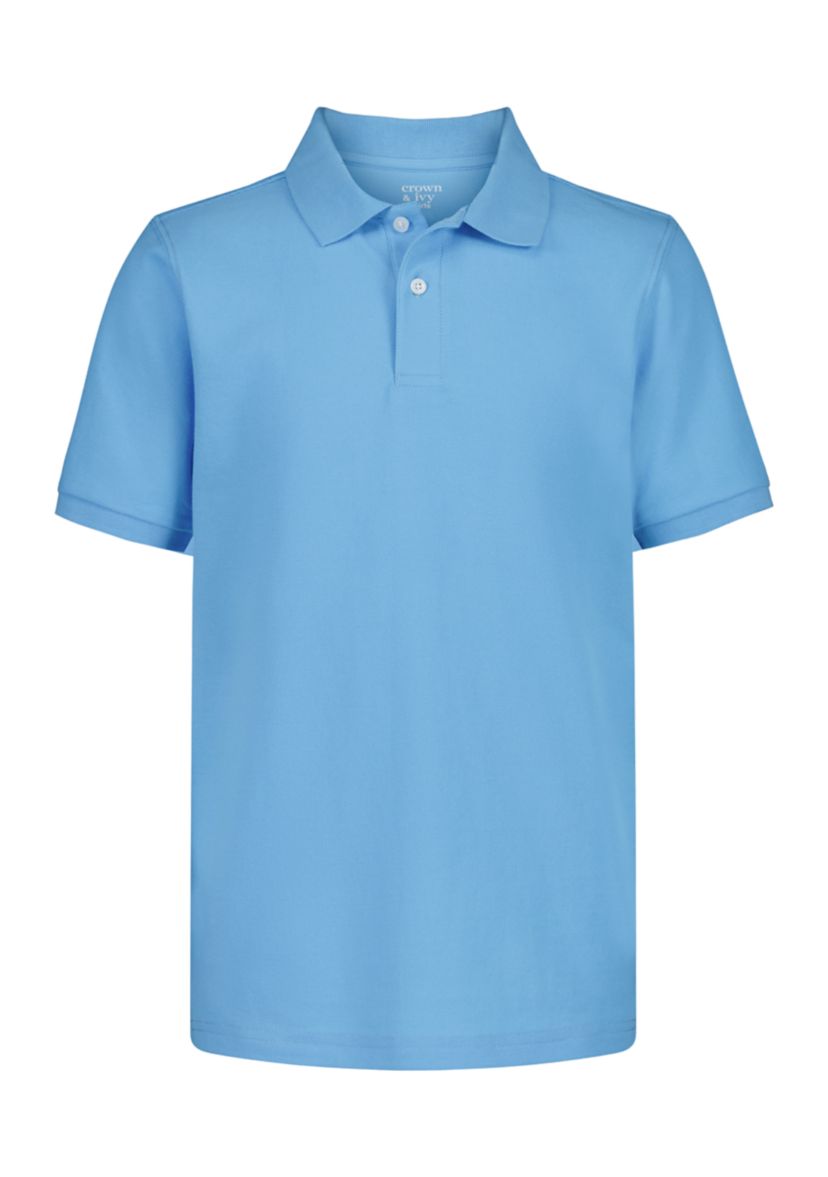 Boys 4-7 Solid Piqué Polo Shirt