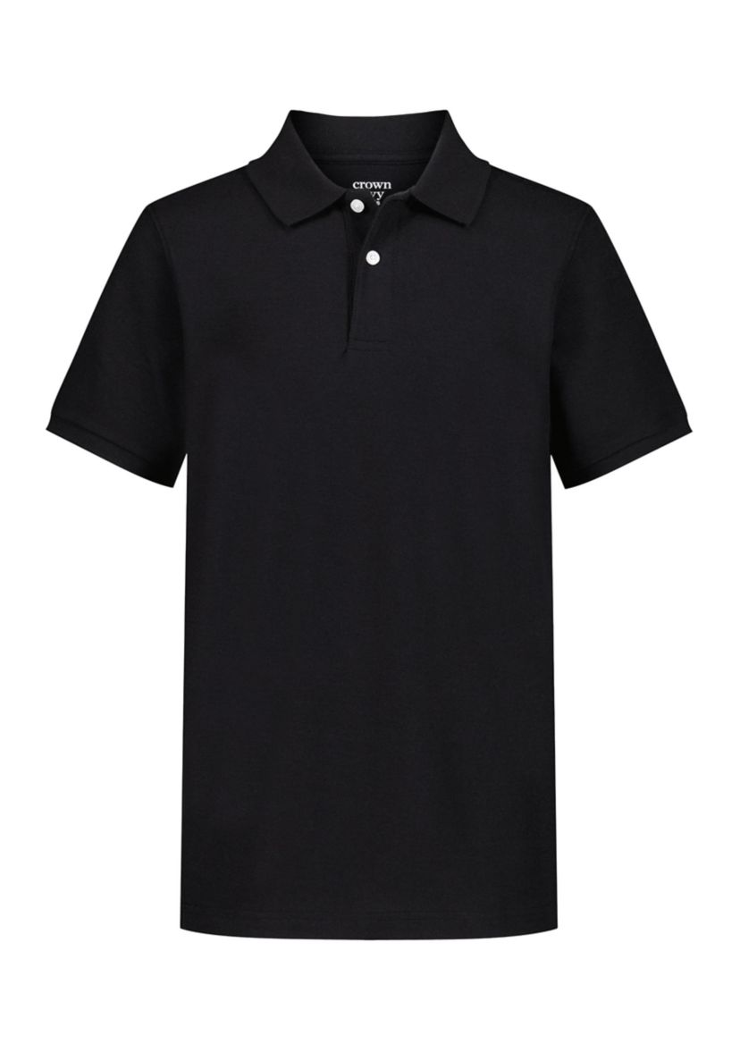 Boys 8-20 Short Sleeve Pique Polo