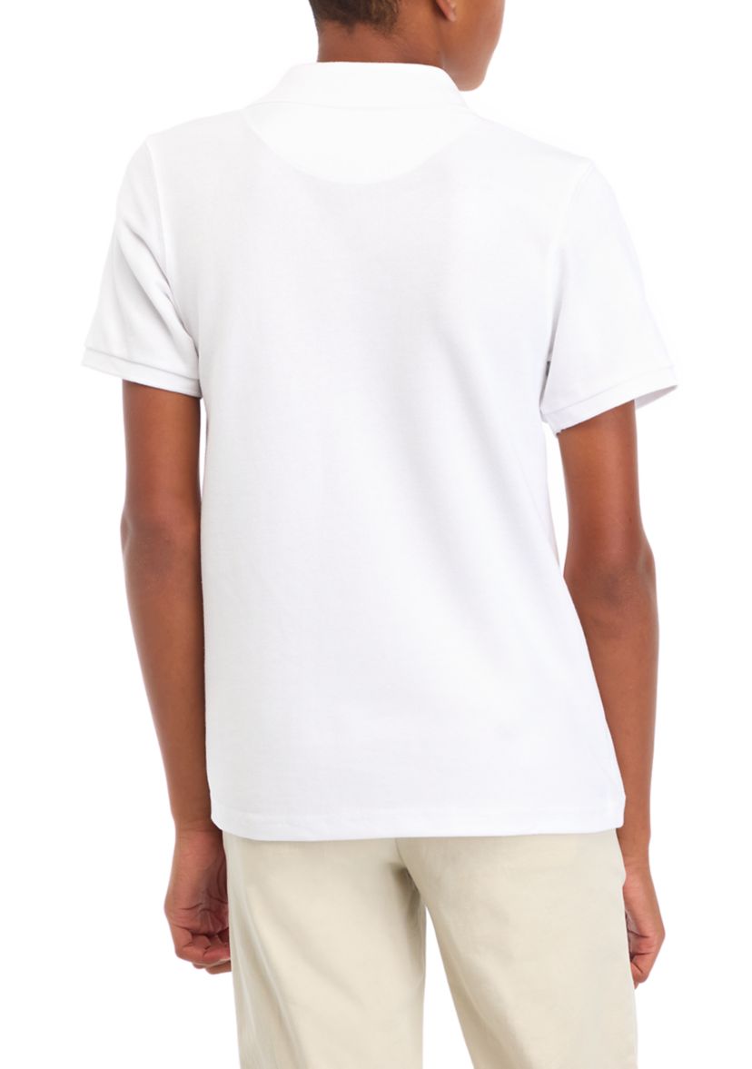 Boys 8-20  Short Sleeve Solid Polo Shirt 