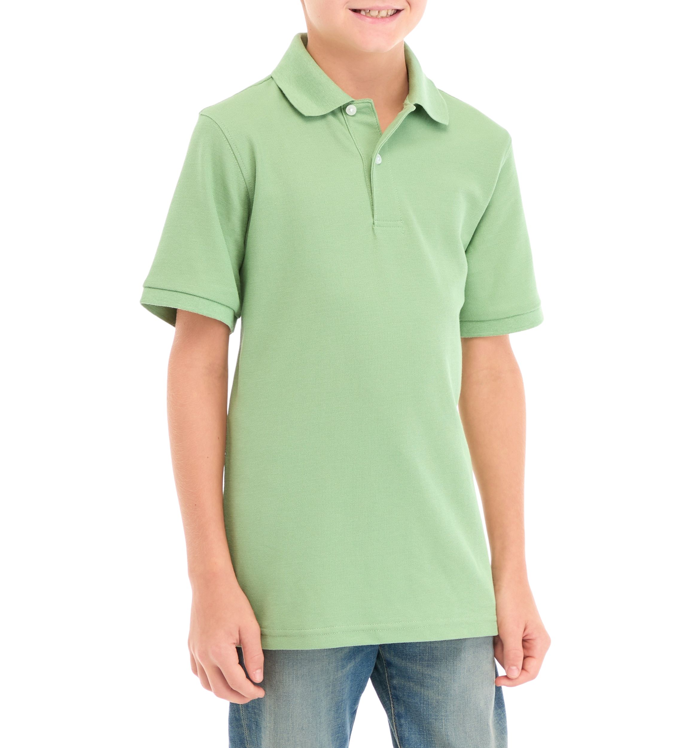 Boys 4-7 Solid Piqué Polo Shirt