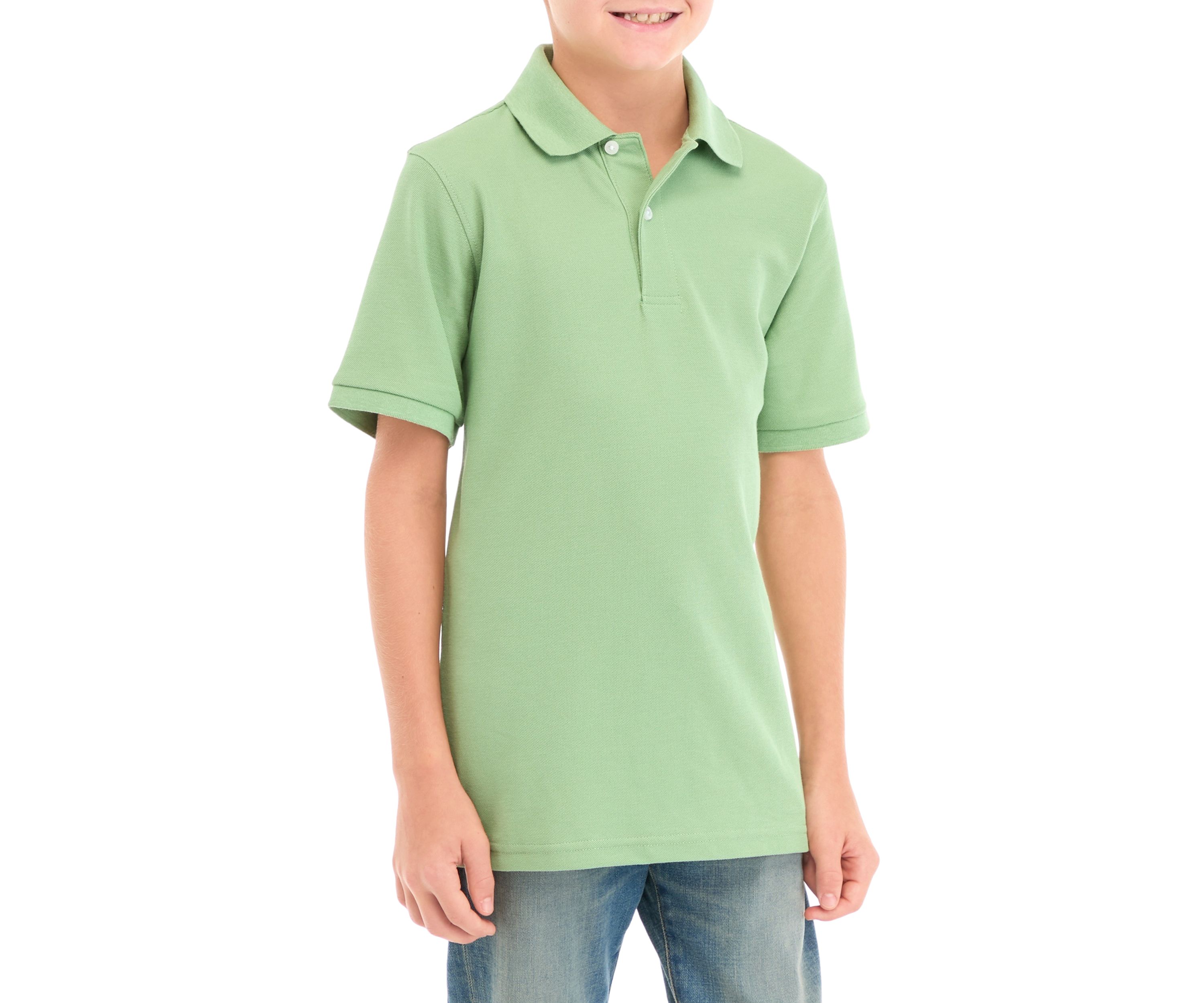 Boys 4-7 Solid Piqué Polo Shirt