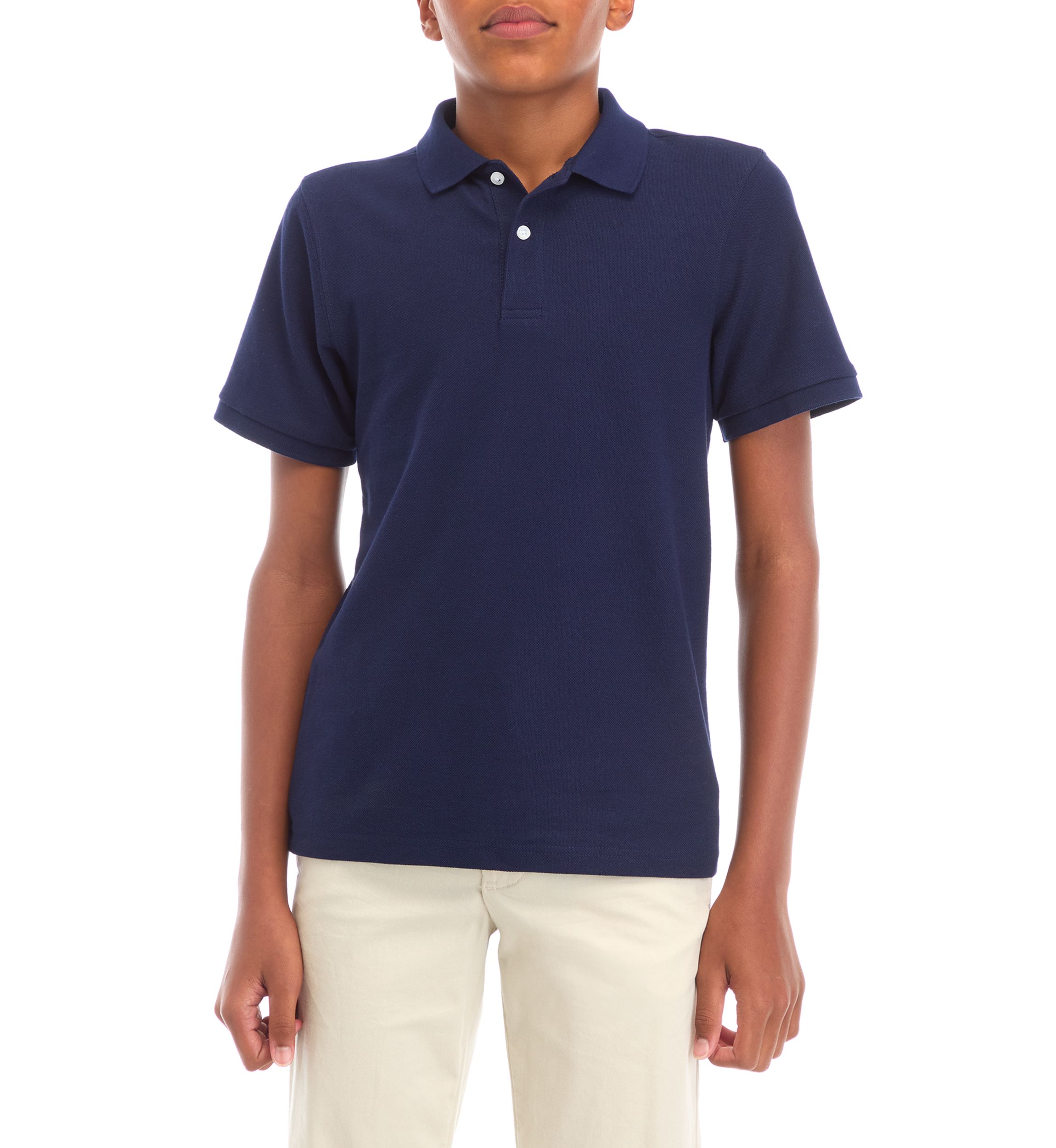 Boys 8-20  Short Sleeve Solid Polo Shirt 