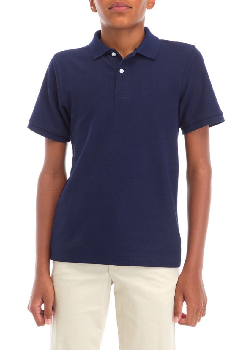 Boys 8-20  Short Sleeve Solid Polo Shirt 