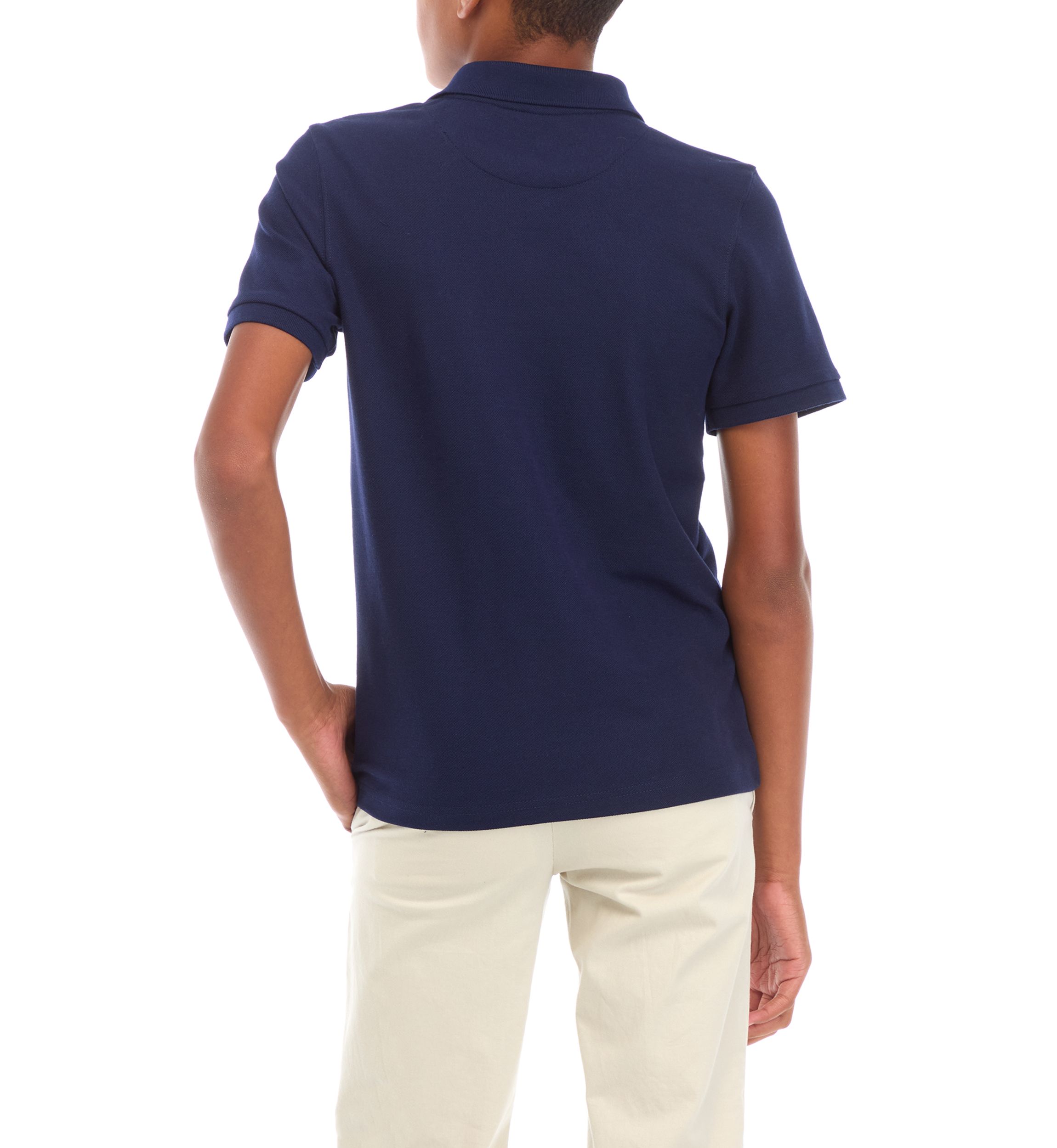Boys 8-20  Short Sleeve Solid Polo Shirt 