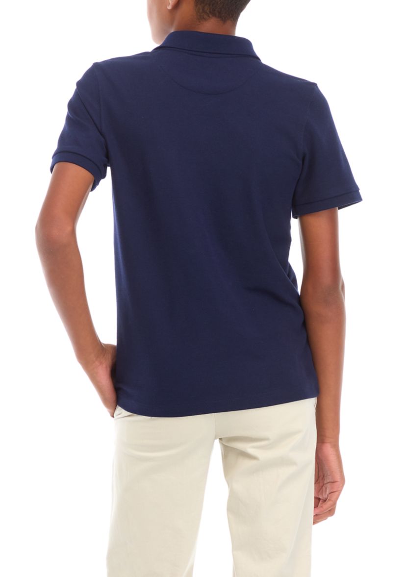 Boys 8-20  Short Sleeve Solid Polo Shirt 