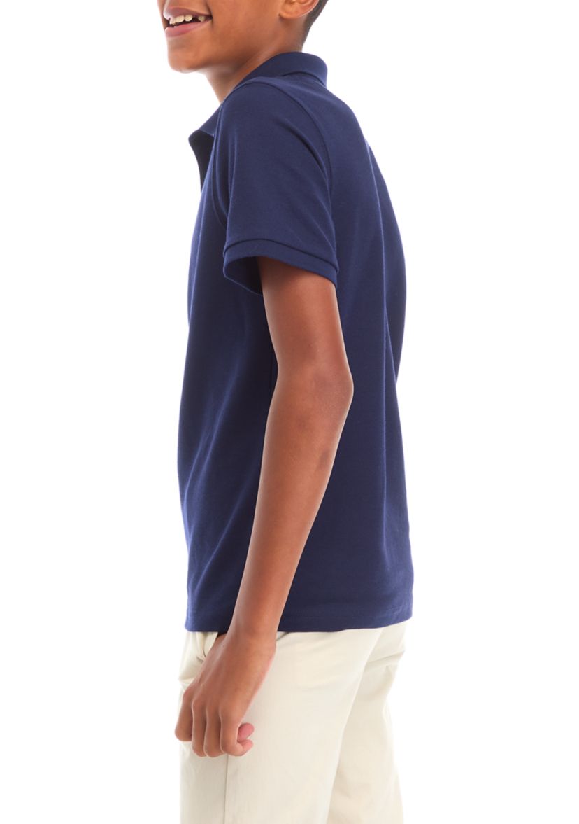 Boys 8-20  Short Sleeve Solid Polo Shirt 