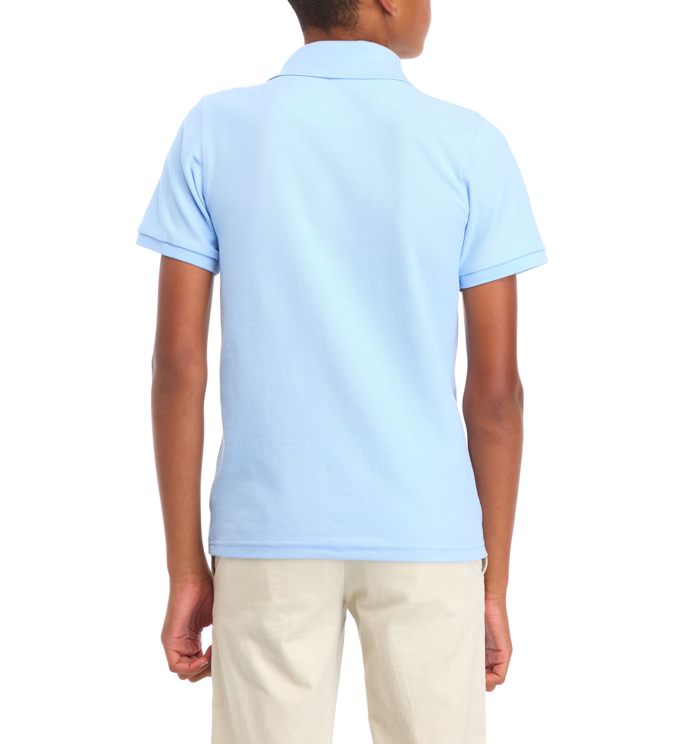 Boys 8-20 Short Sleeve Solid Polo Shirt 