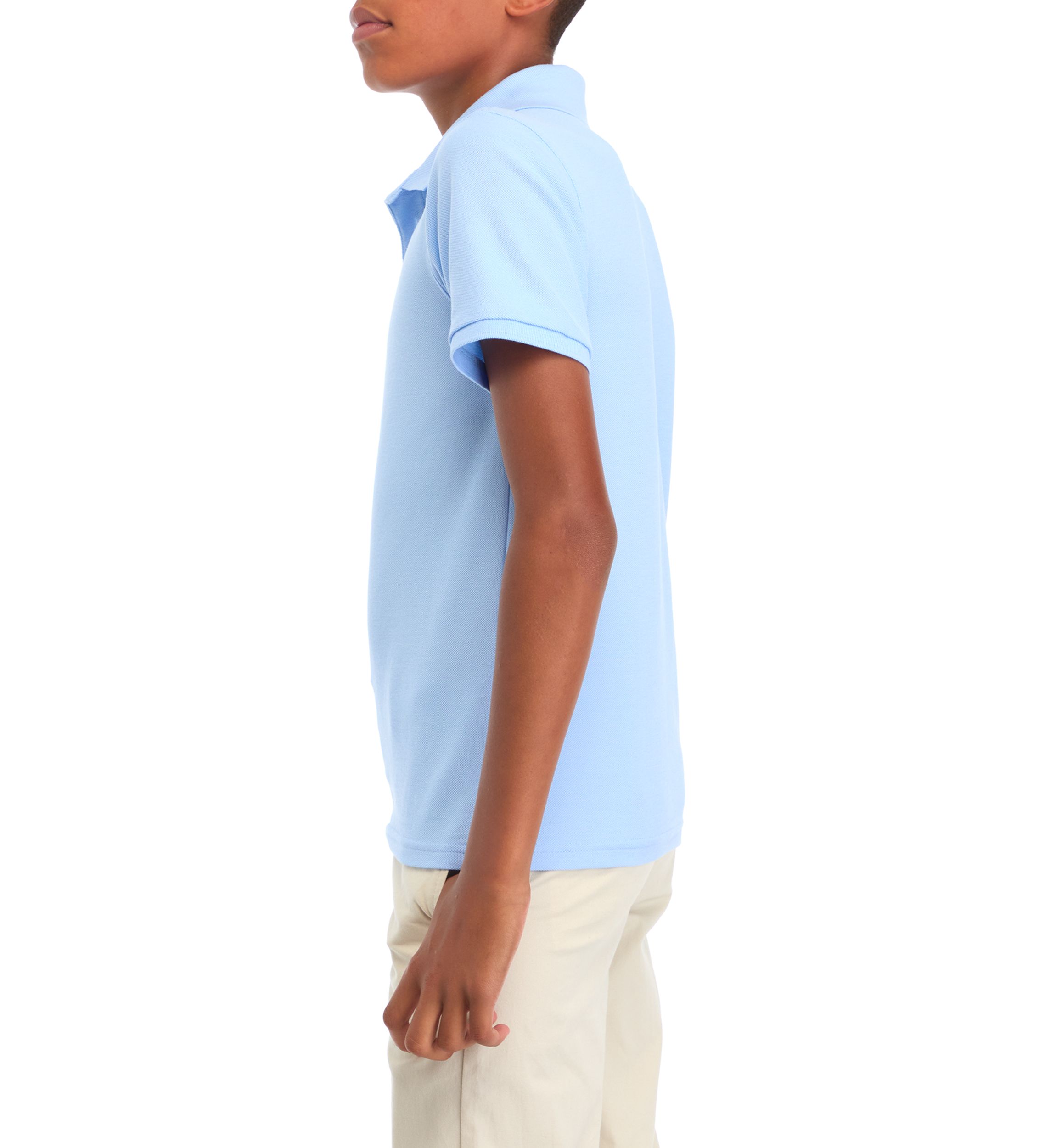 Boys 8-20 Short Sleeve Solid Polo Shirt 