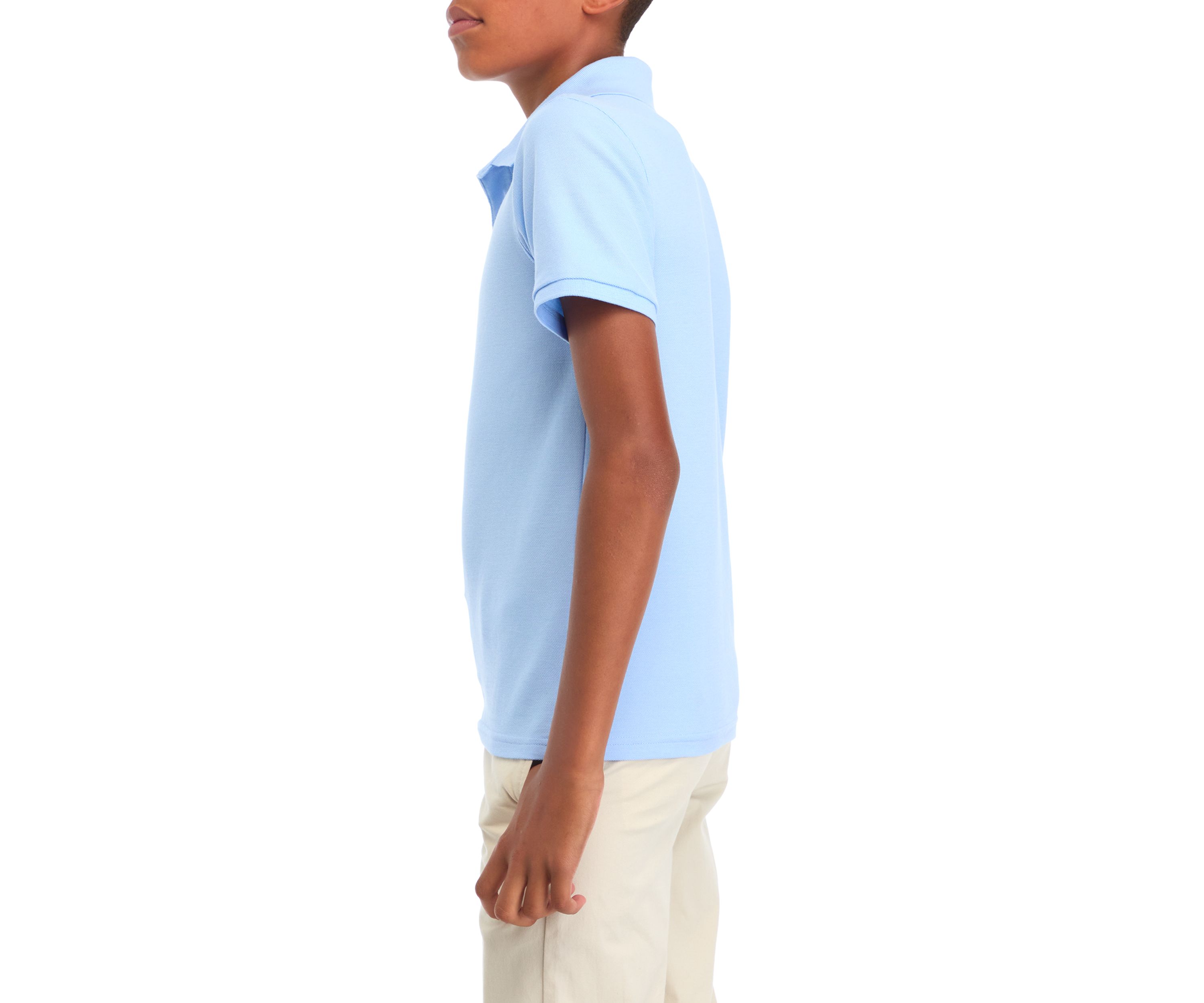 Boys 8-20 Short Sleeve Solid Polo Shirt 