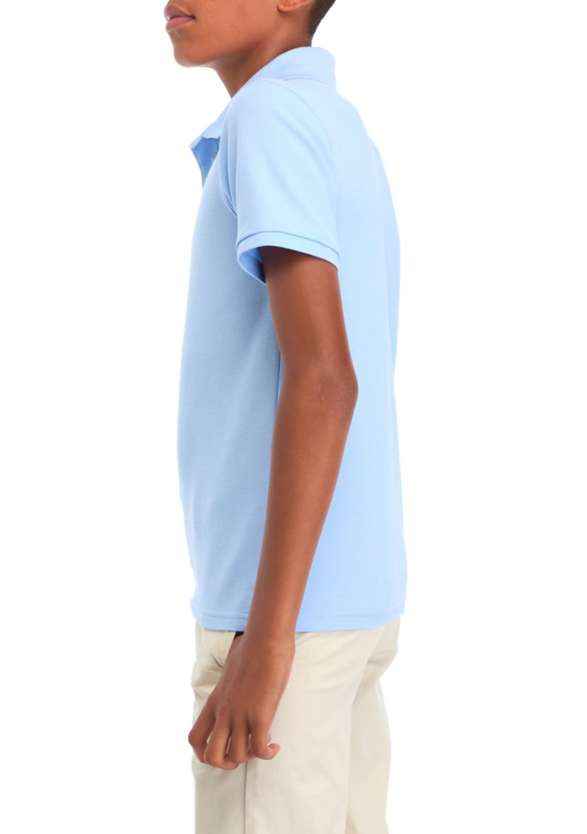 Boys 8-20 Short Sleeve Solid Polo Shirt 