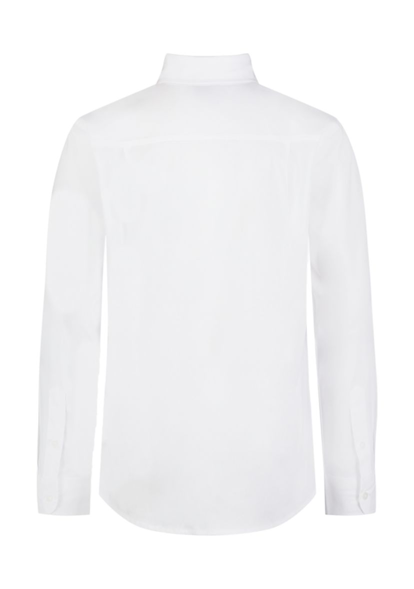Boys 8-20 Solid Woven Poplin Shirt