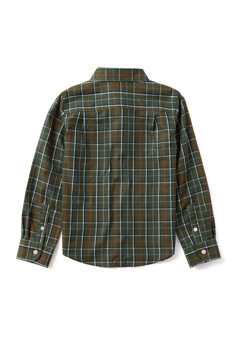 Boys 4-7 Printed Button Down Shirt 