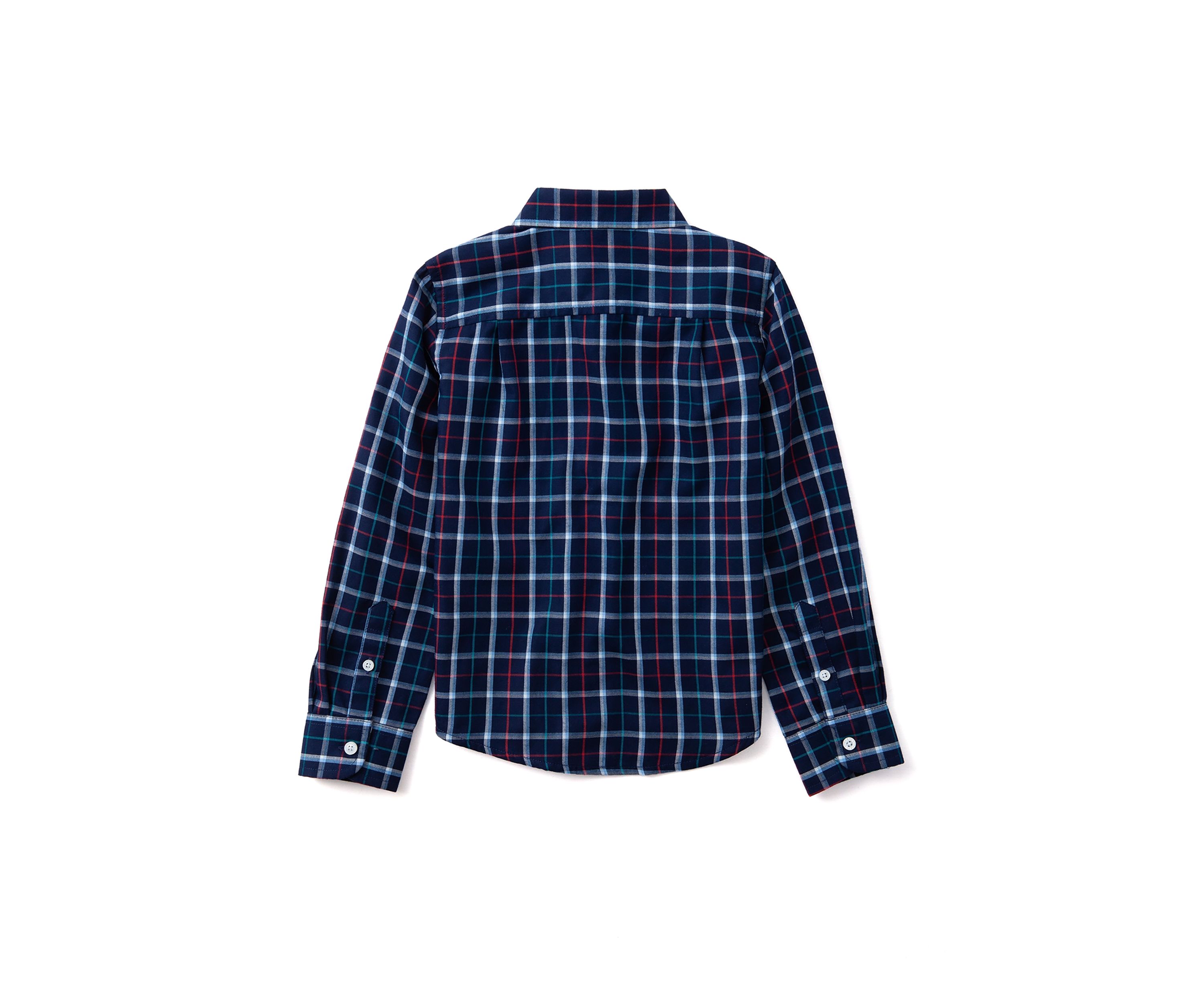 Boys 4-7 Woven Brushed Twill Button Down Shirt