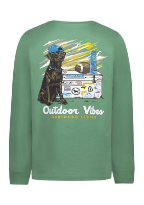 Crown & Ivy Boys 8-20 Outdoor Vibes Long Sleeve Graphic T-Shirt