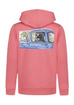 Crown & Ivy Boys 8-20 Dog Driving Truck Fleece Hoodie