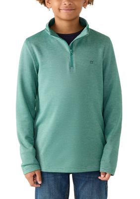 Crown & Ivy Boys 8-20 Feeder Striped 1/4 Zip Pullover