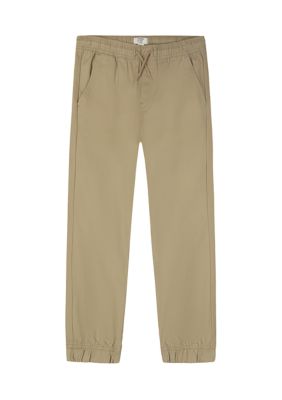 Crown & Ivy Boys 4-7 Stretch Twill Joggers