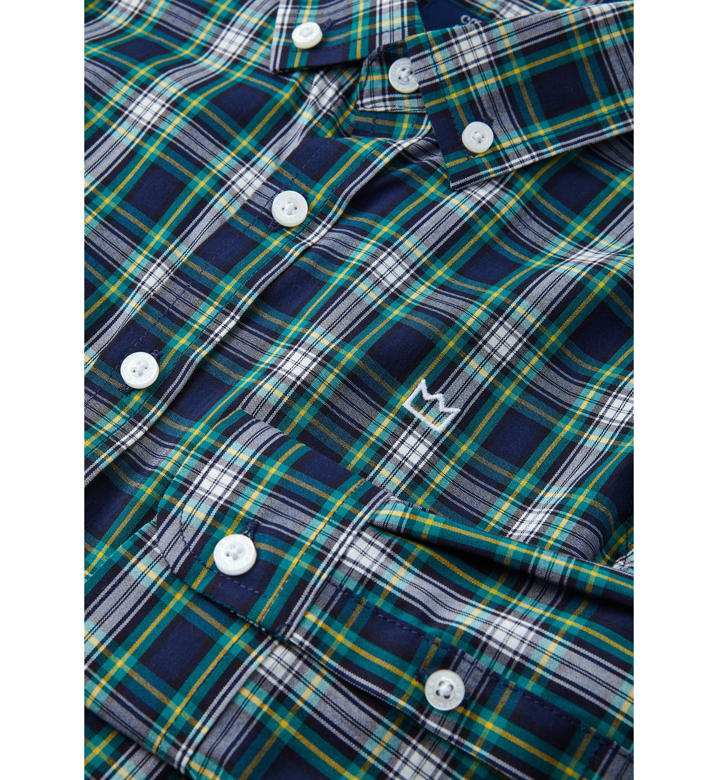 Boys 4-7 Long Sleeve Poplin Plaid Shirt