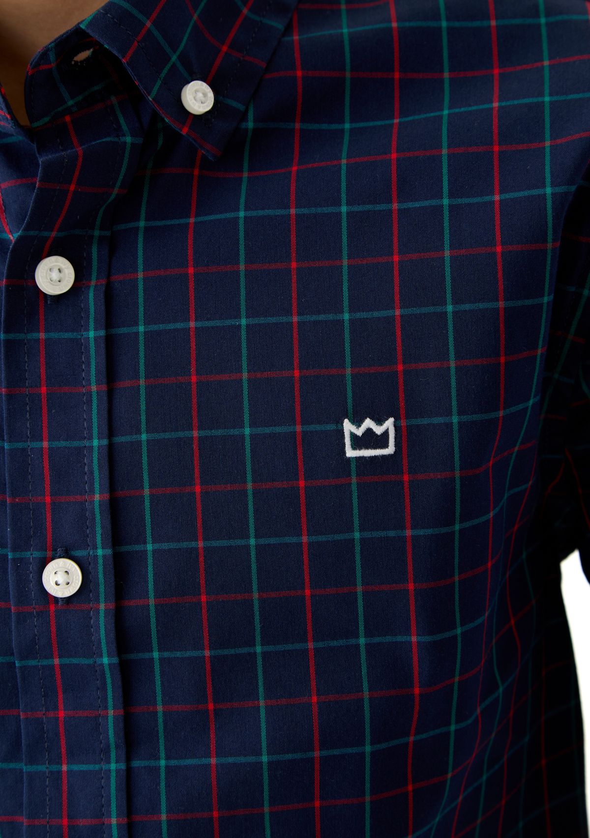 Boys 8-20 Poplin Plaid Shirt