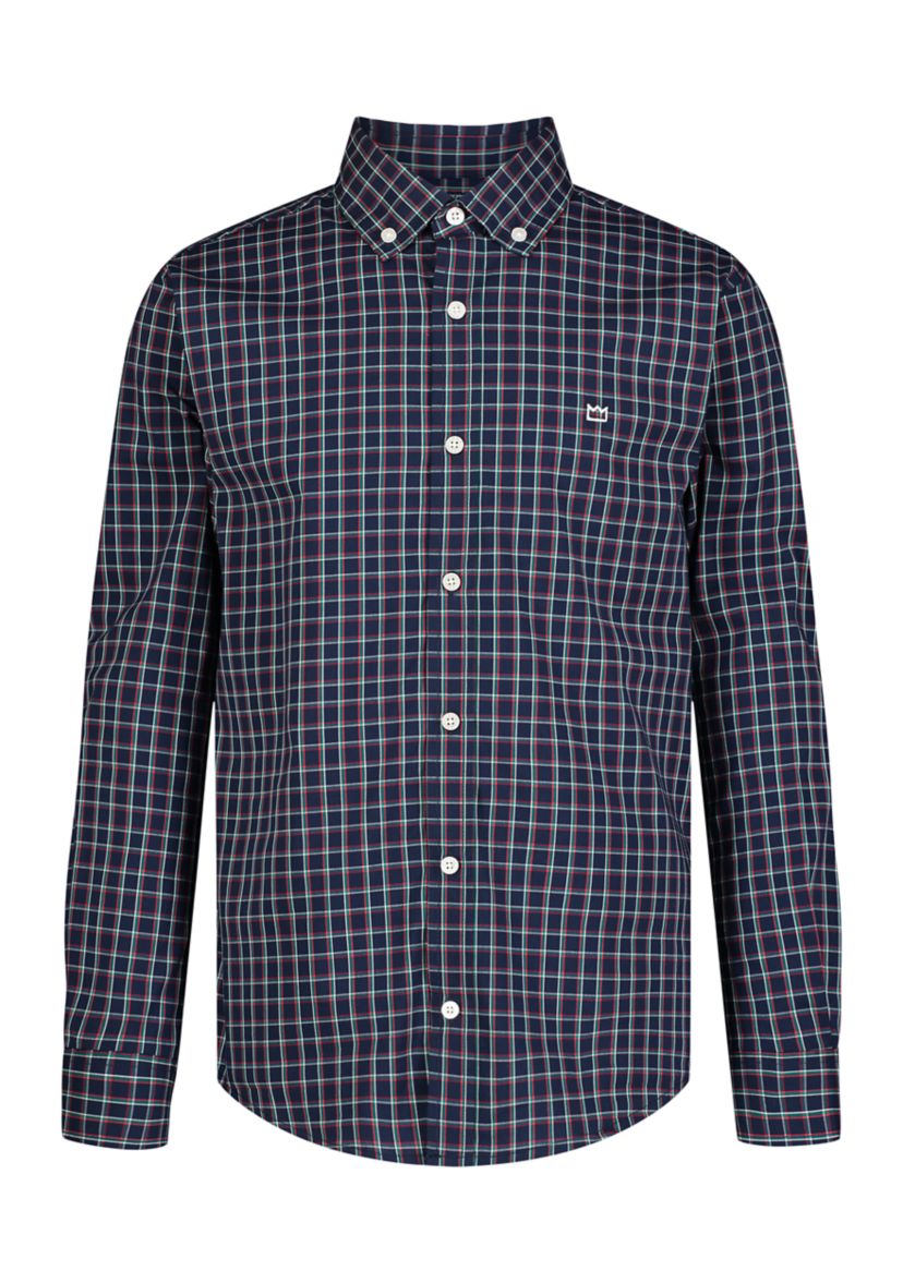 Boys 8-20 Printed Poplin Shirt