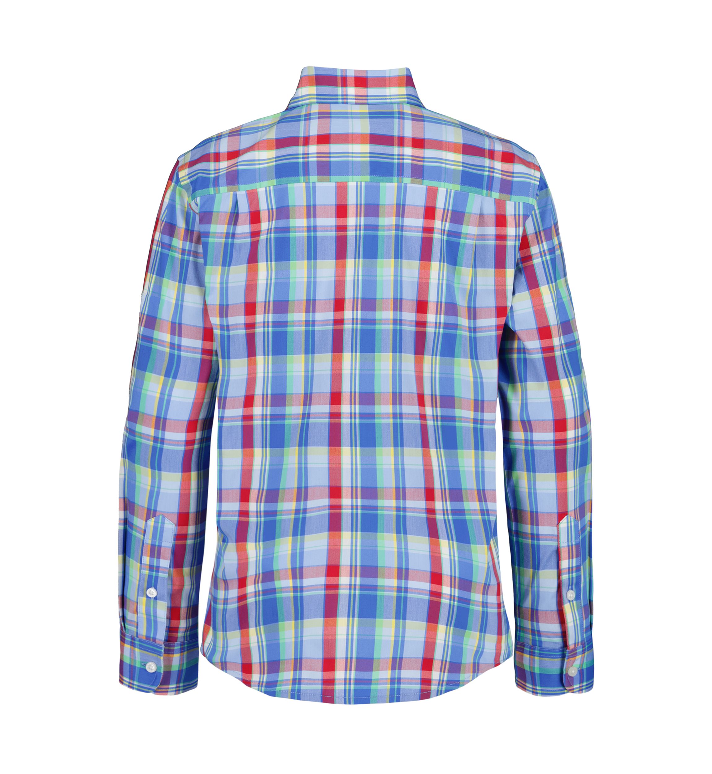 Boys 8-20 Husky Plaid Poplin Shirt