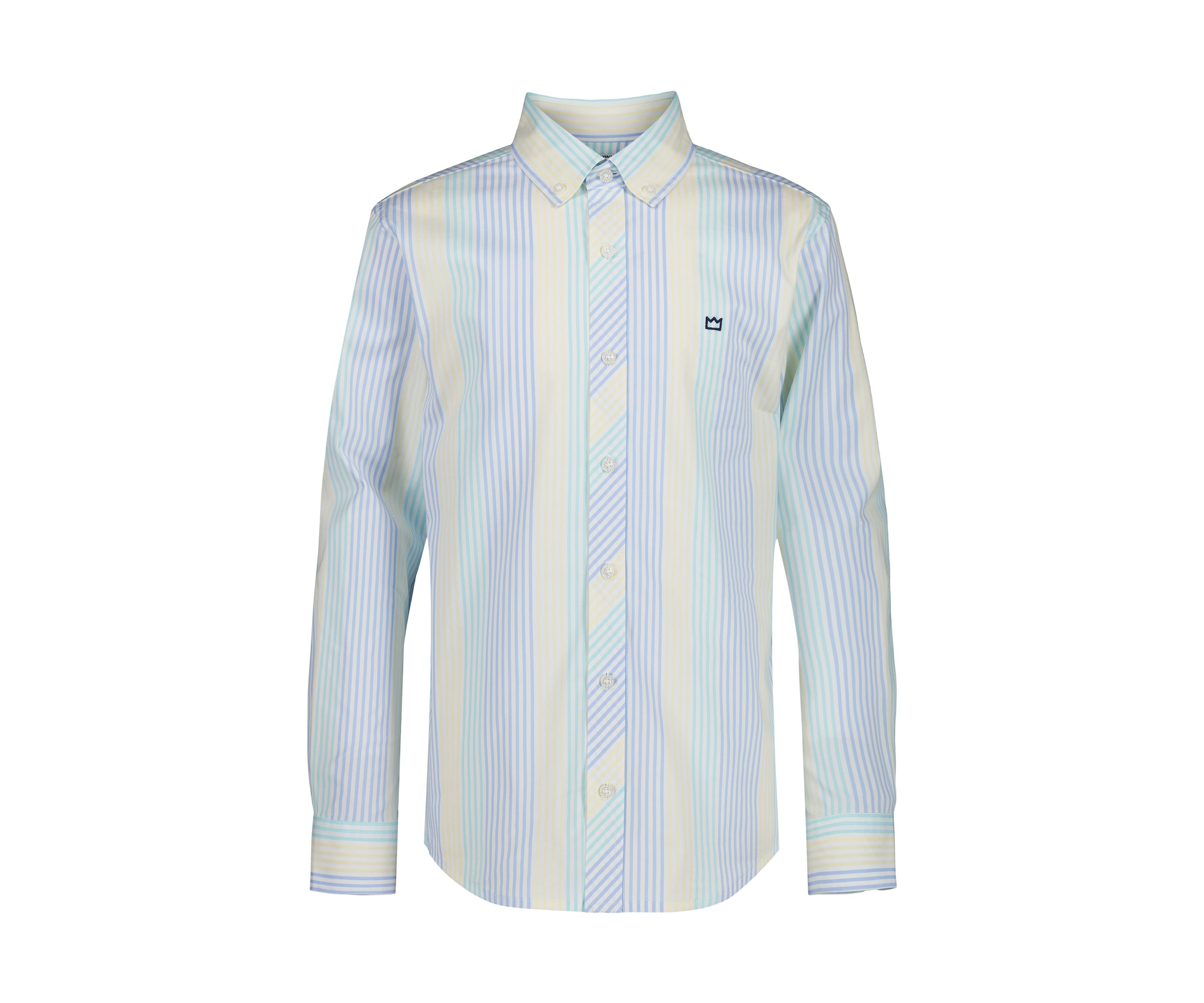 Boys 8-20 Woven Seaside Stripe Poplin Shirt