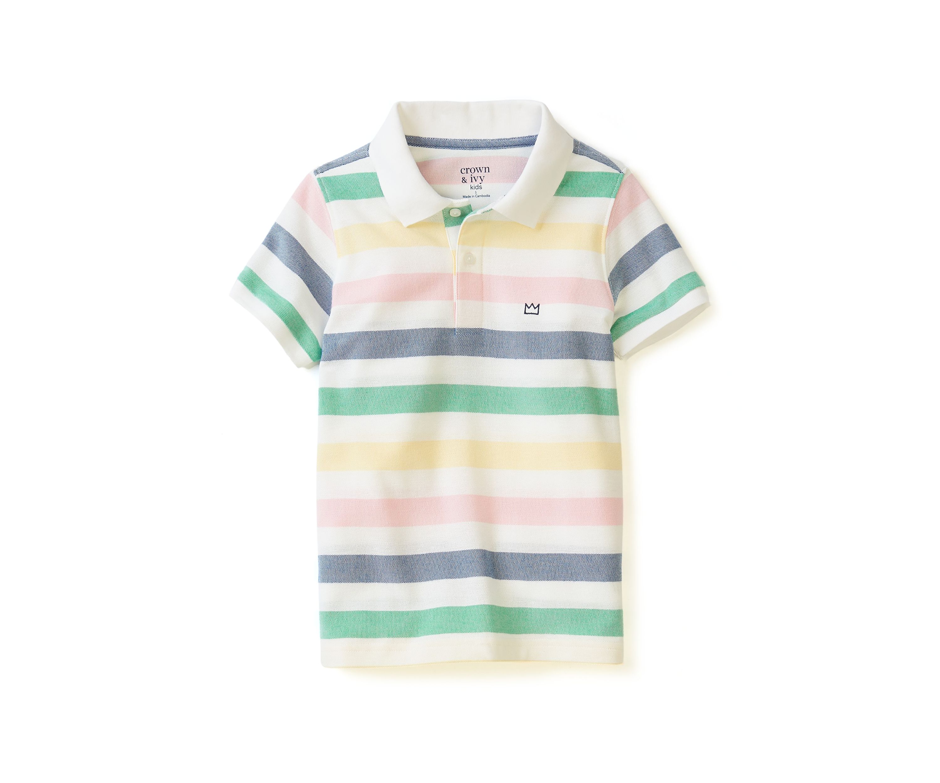 Boys 4-7 Striped Polo Shirt 
