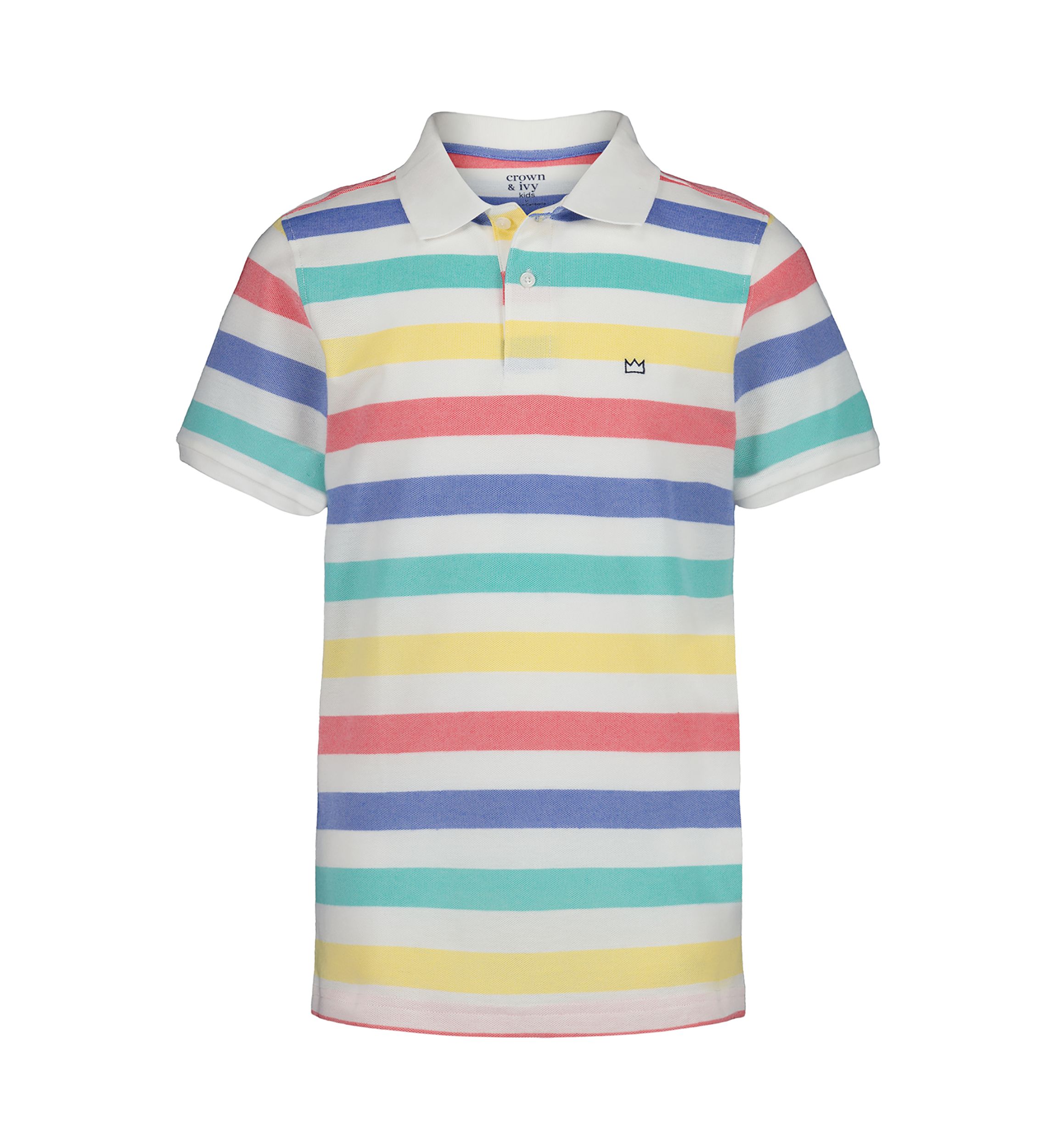 Boys 4-7 Spring Stripe Polo Shirt 