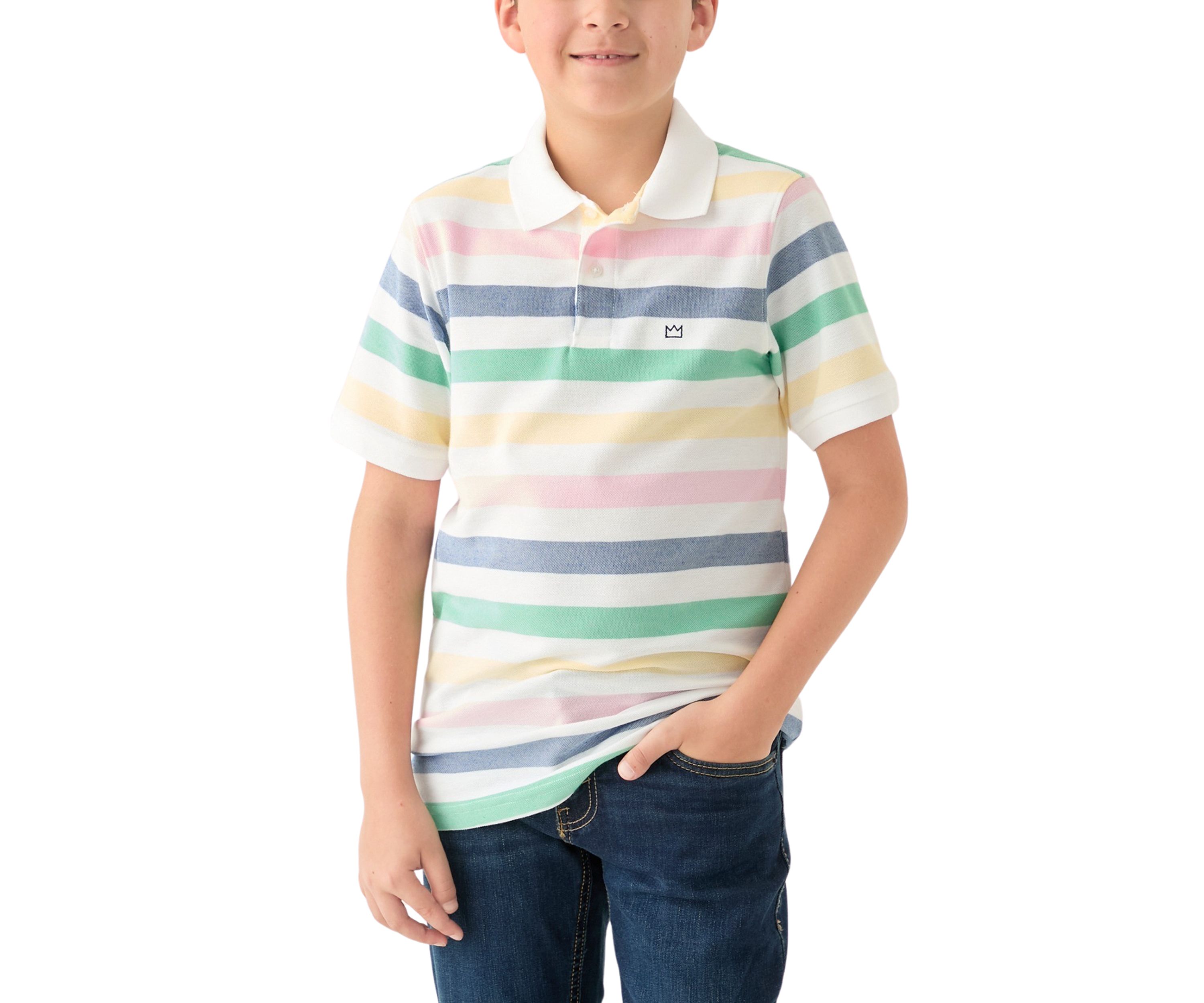 Boys 8-20 Spring Stripe Lacoste Piqué Polo Shirt
