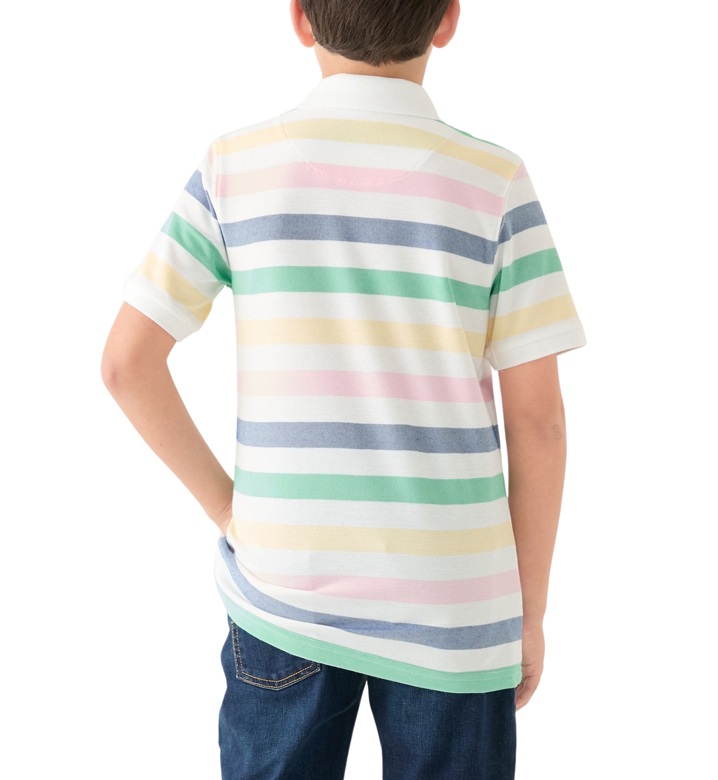 Boys 8-20 Spring Stripe Lacoste Piqué Polo Shirt