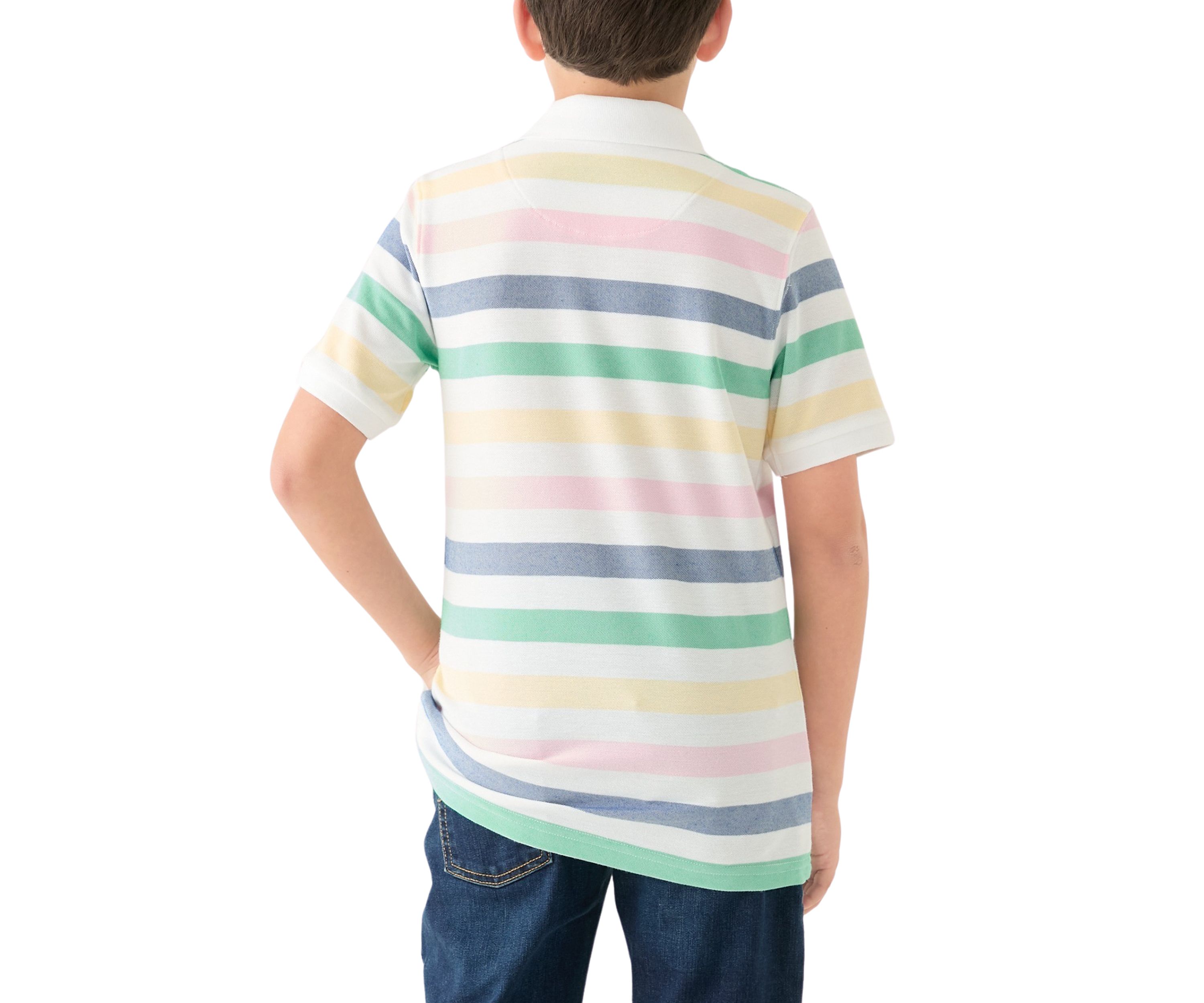 Boys 8-20 Spring Stripe Lacoste Piqué Polo Shirt