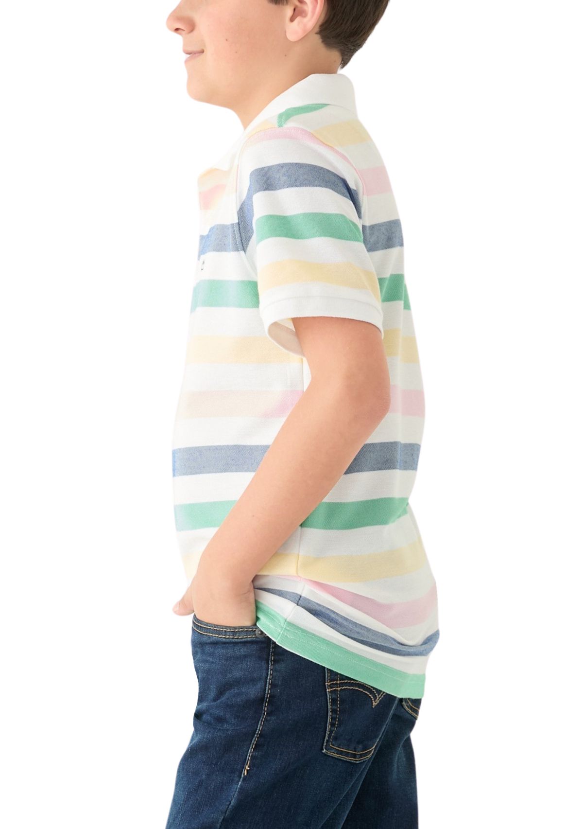 Boys 8-20 Spring Stripe Lacoste Piqué Polo Shirt