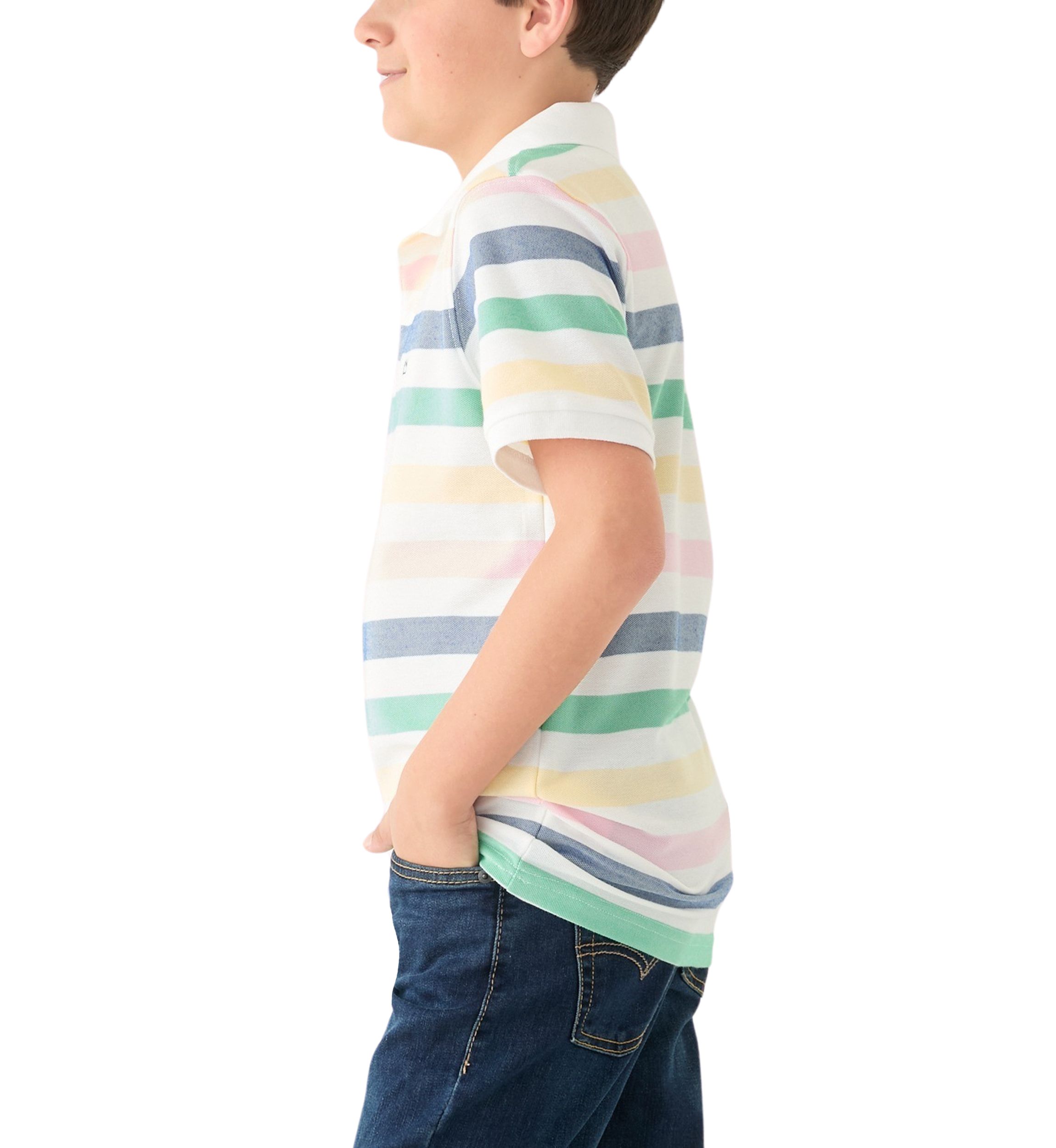 Boys 8-20 Spring Stripe Lacoste Piqué Polo Shirt