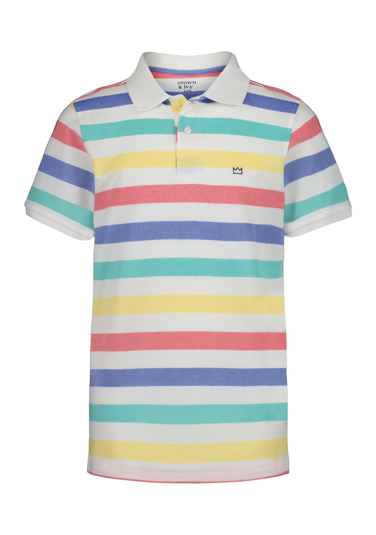 Boys 8-20 Short Sleeve Striped Polo Shirt 