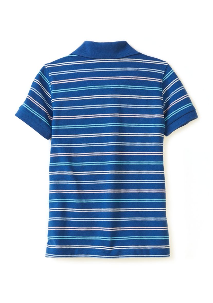 Boys 4-7 Double Stripe Piqué Polo Shirt