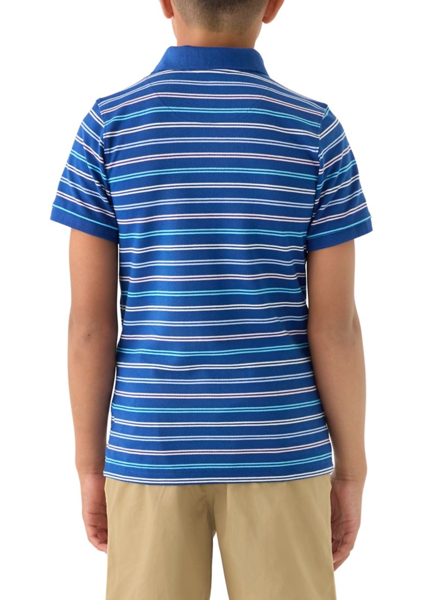 Boys 8-20 Double Stripe Piqué Polo Shirt