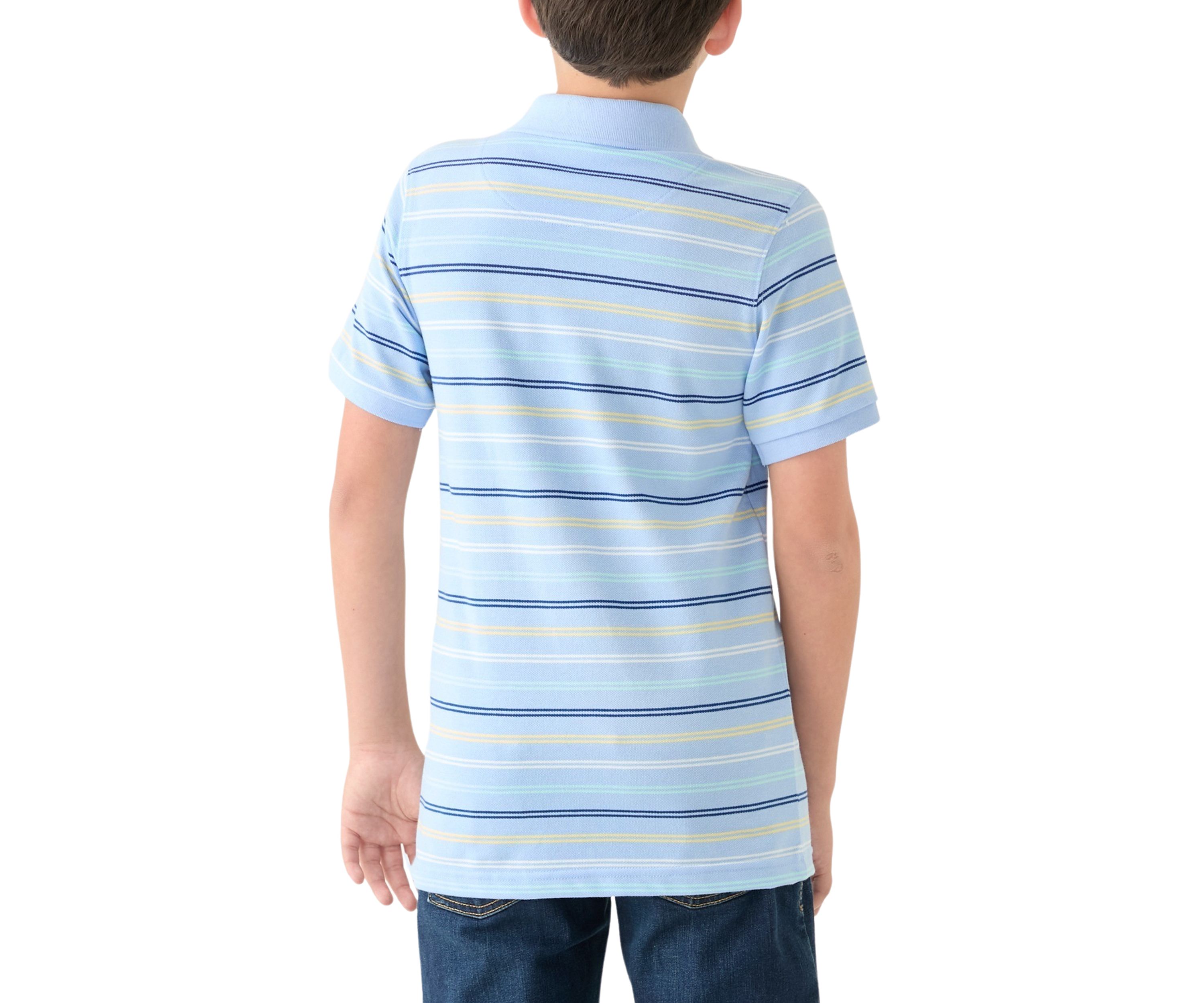 Boys 8-20 Double Stripe Piqué Polo Shirt