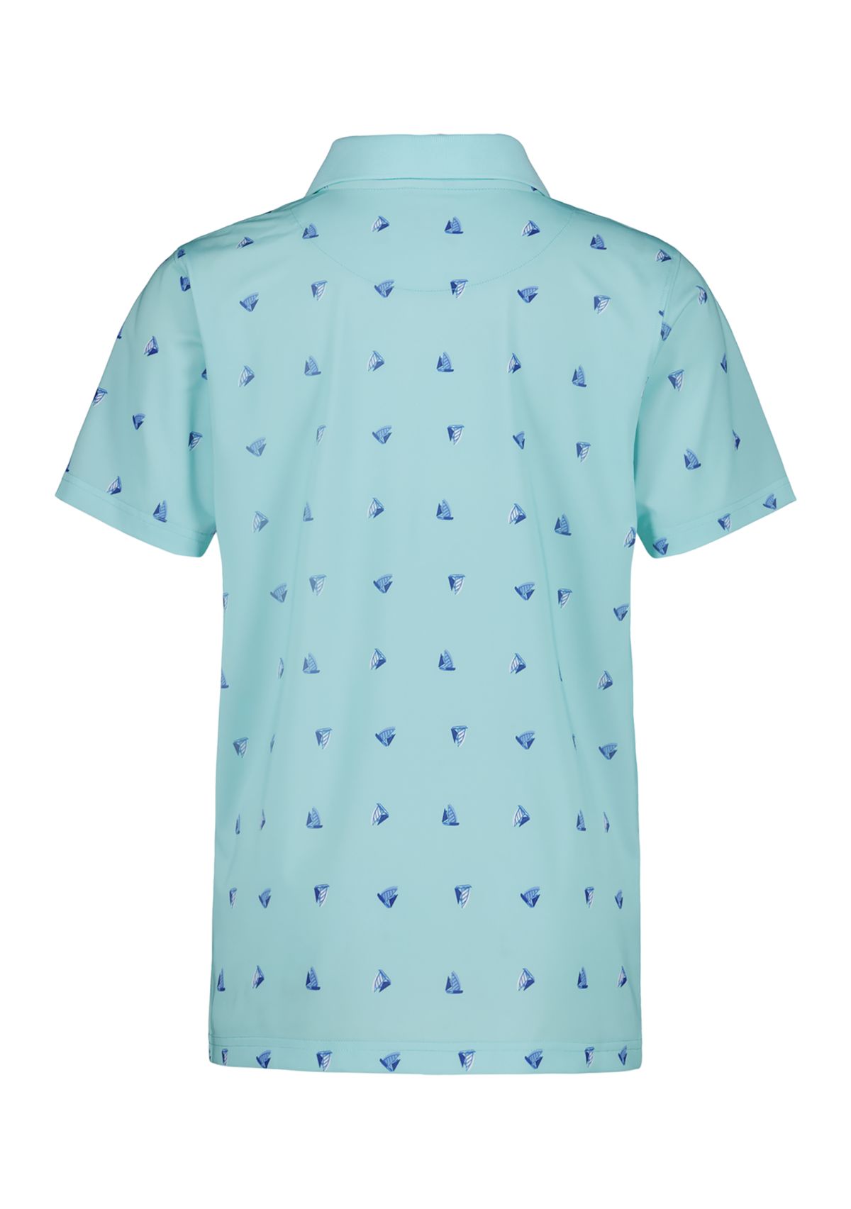 Boys 4-7 Boat Print Jersey Polo Shirt 
